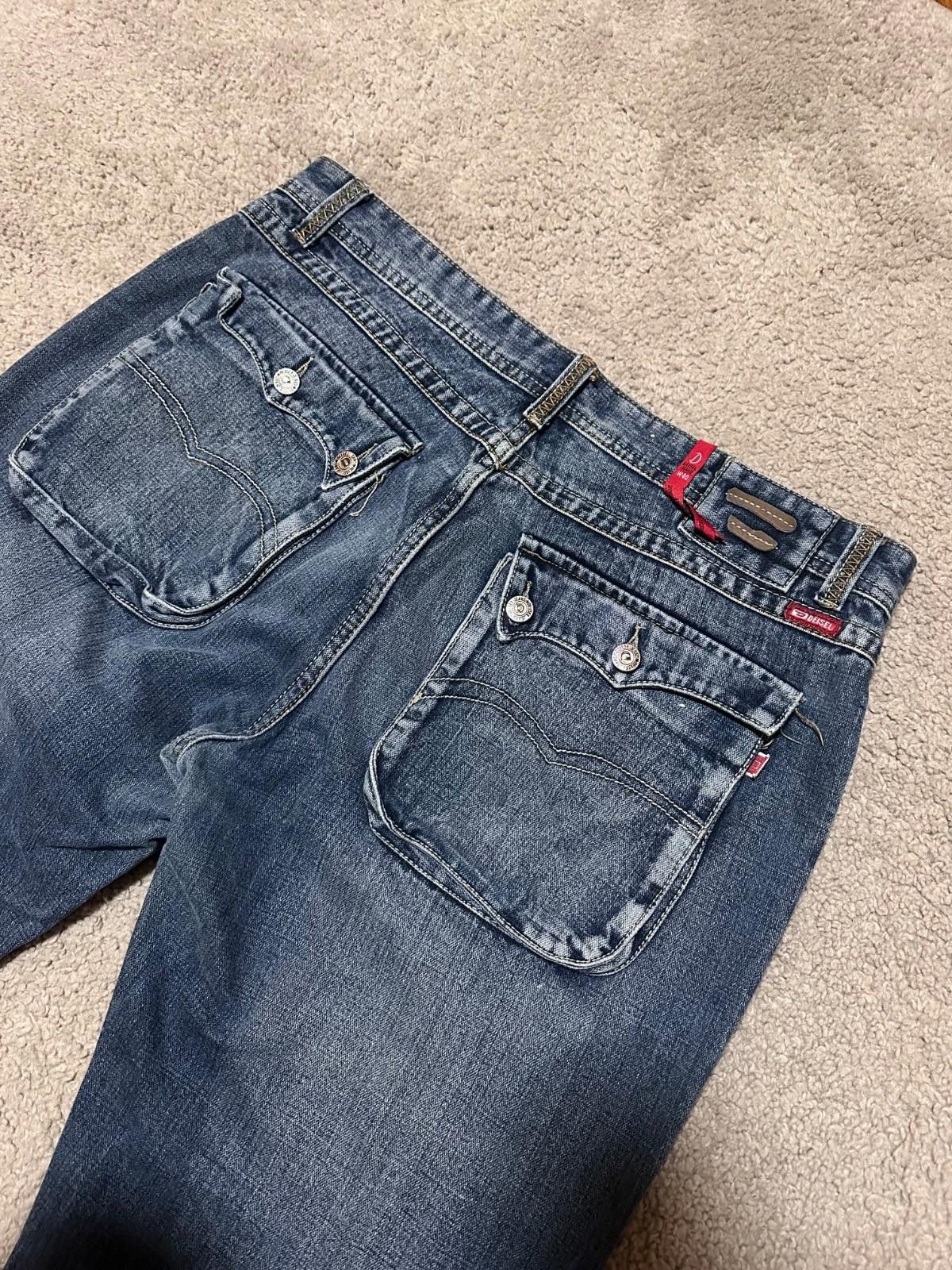 Diesel Vintage Diesel Jeans Mens 40 Blue Denim Pants Straight Y2K Size US 40 / EU 56 - 4 Thumbnail