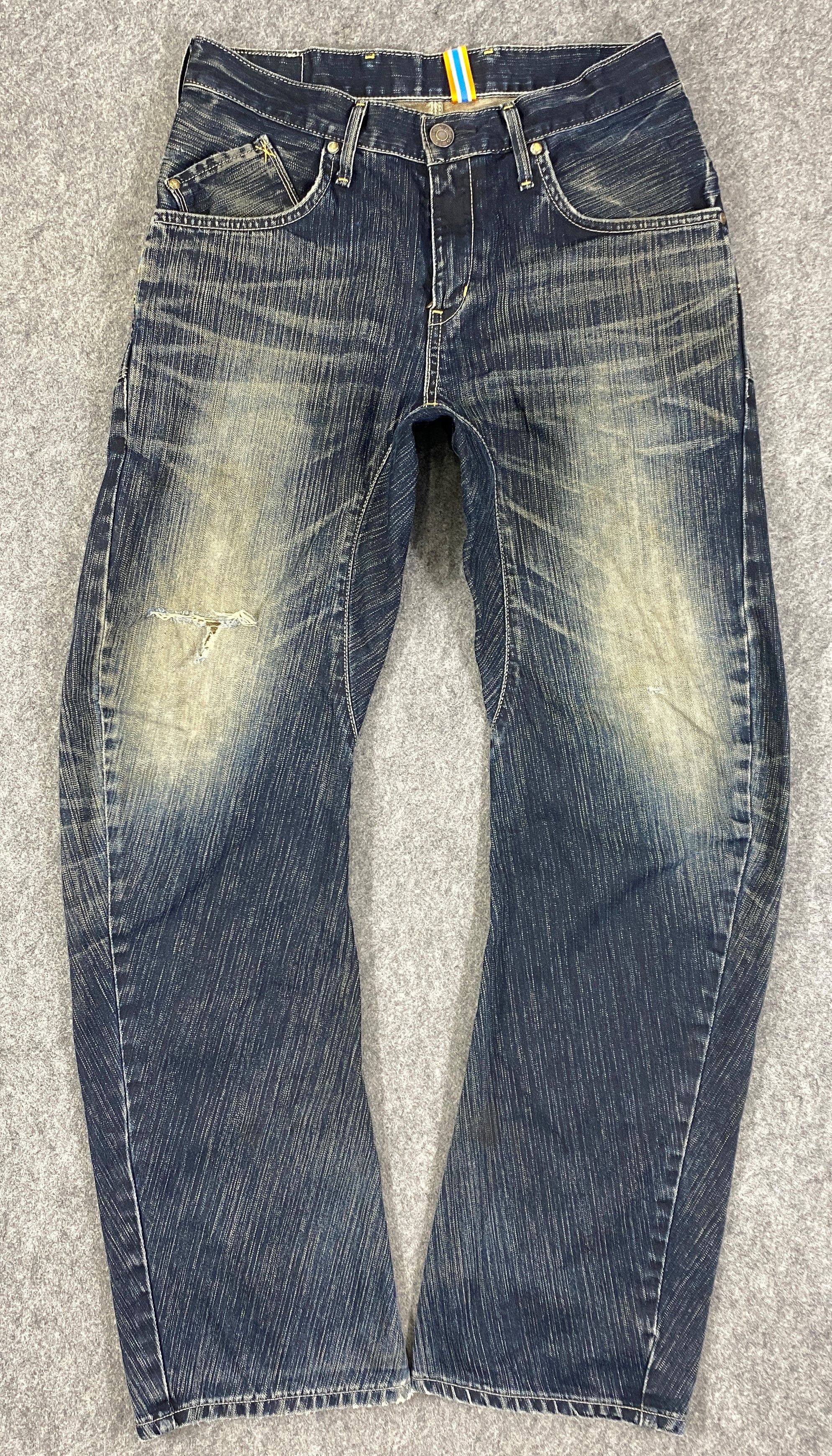 Edwin Mud Blue Vintage Edwin Buckle Back Jeans 32x33 - JN3247 Size US 32 / EU 48 - 1 Thumbnail