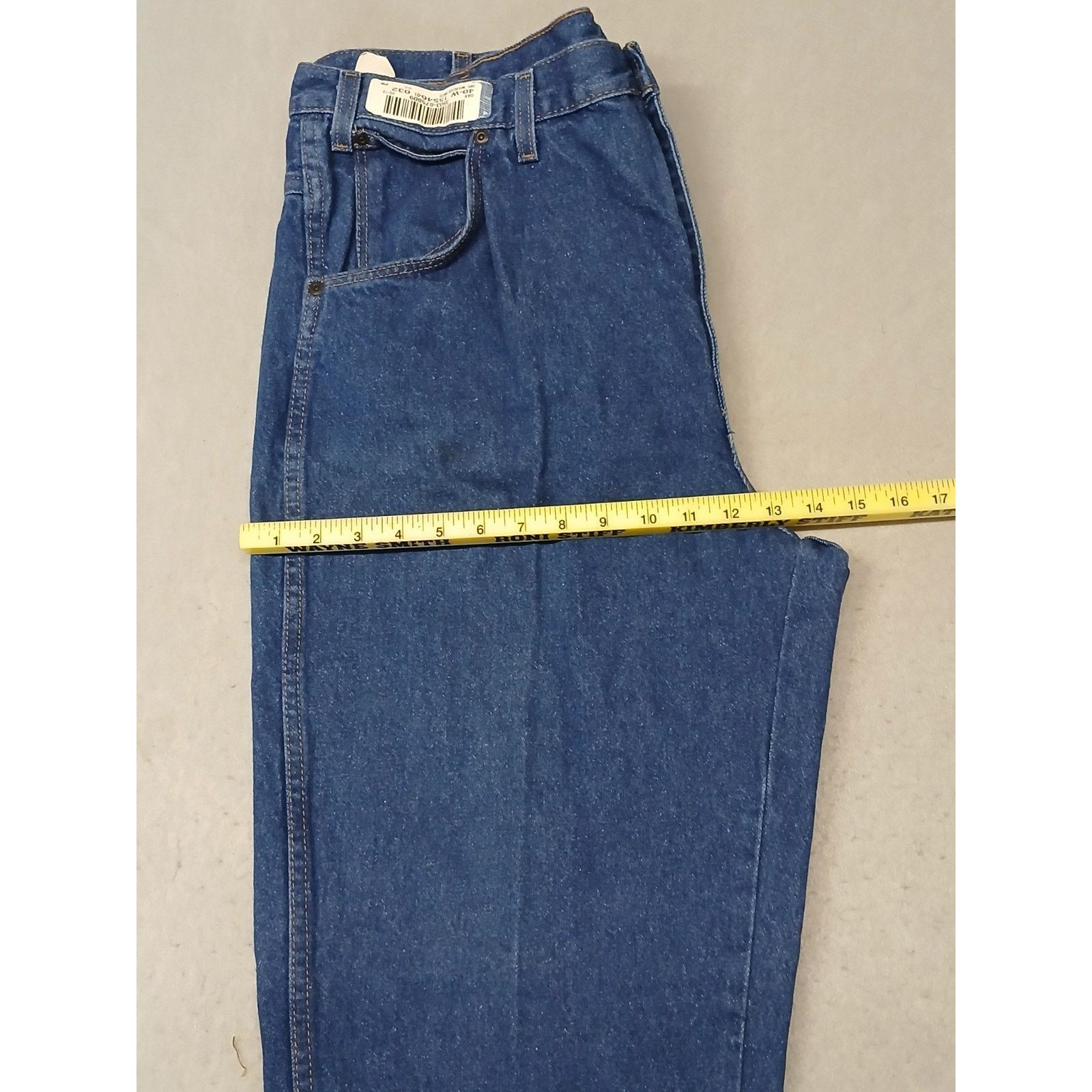 Other G & K (42x30) Tapered Straight Leg Blue Denim Work Jeans Size US 42 / EU 58 - 3 Thumbnail