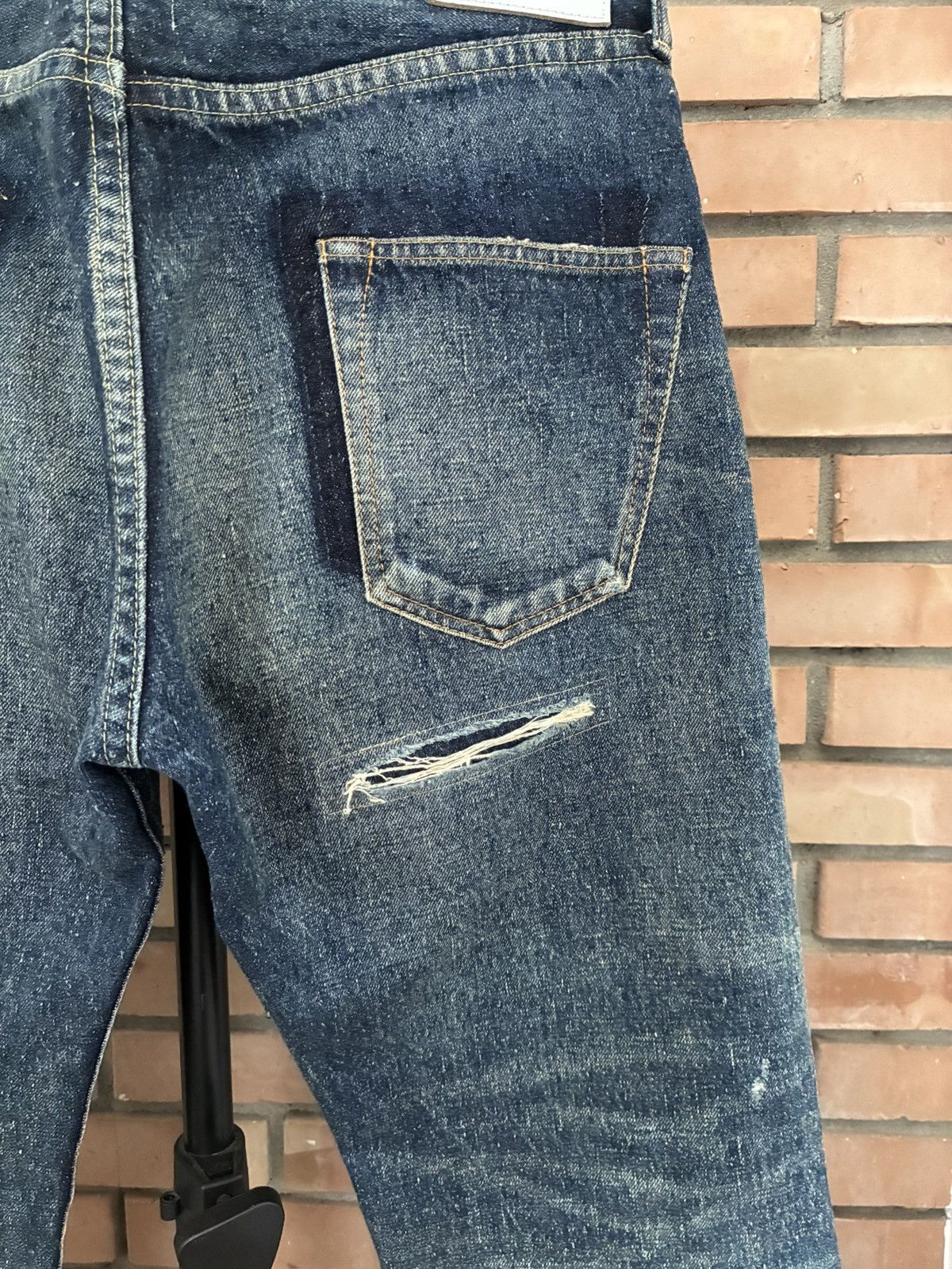 Junya Watanabe Junya Watanabe AW24 Distressed selvedge Japanese Denim Jeans Size US 32 / EU 48 - 6 Thumbnail