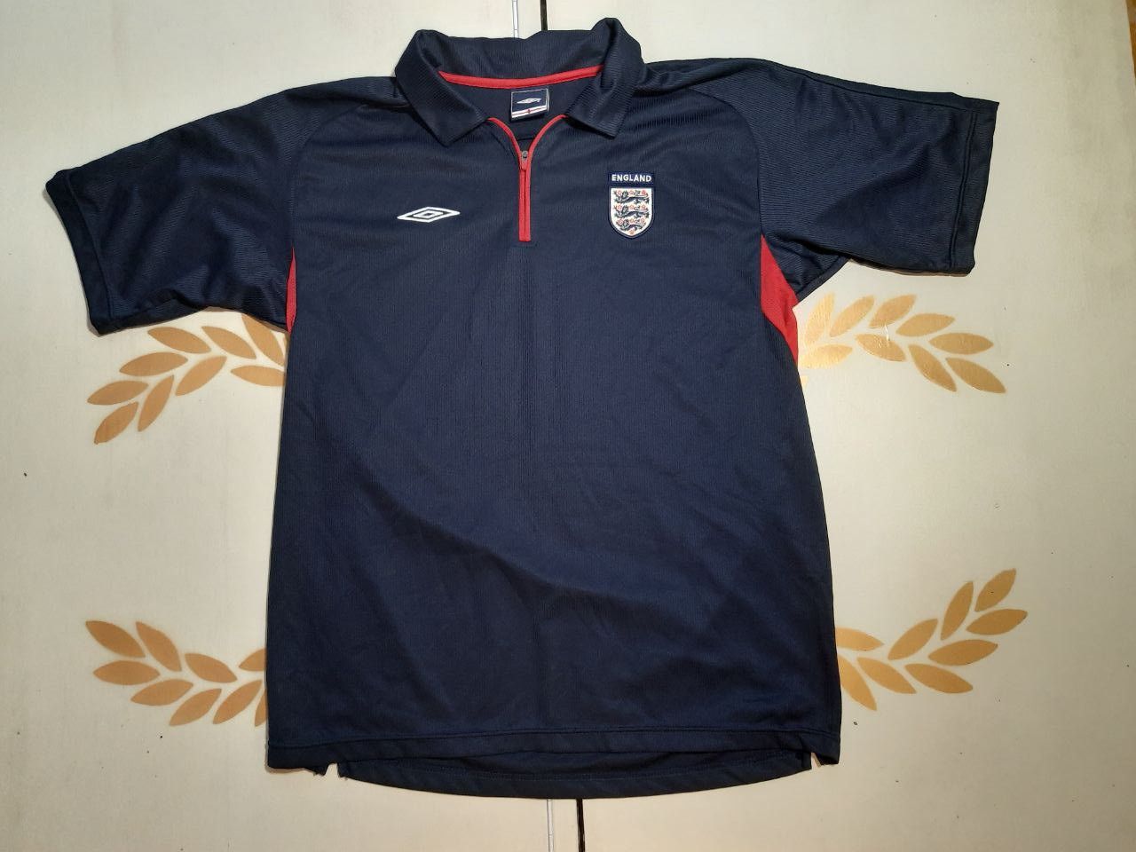 Umbro Umbro England Training Jersey Vintage Size US L / EU 52-54 / 3 - 1 Thumbnail