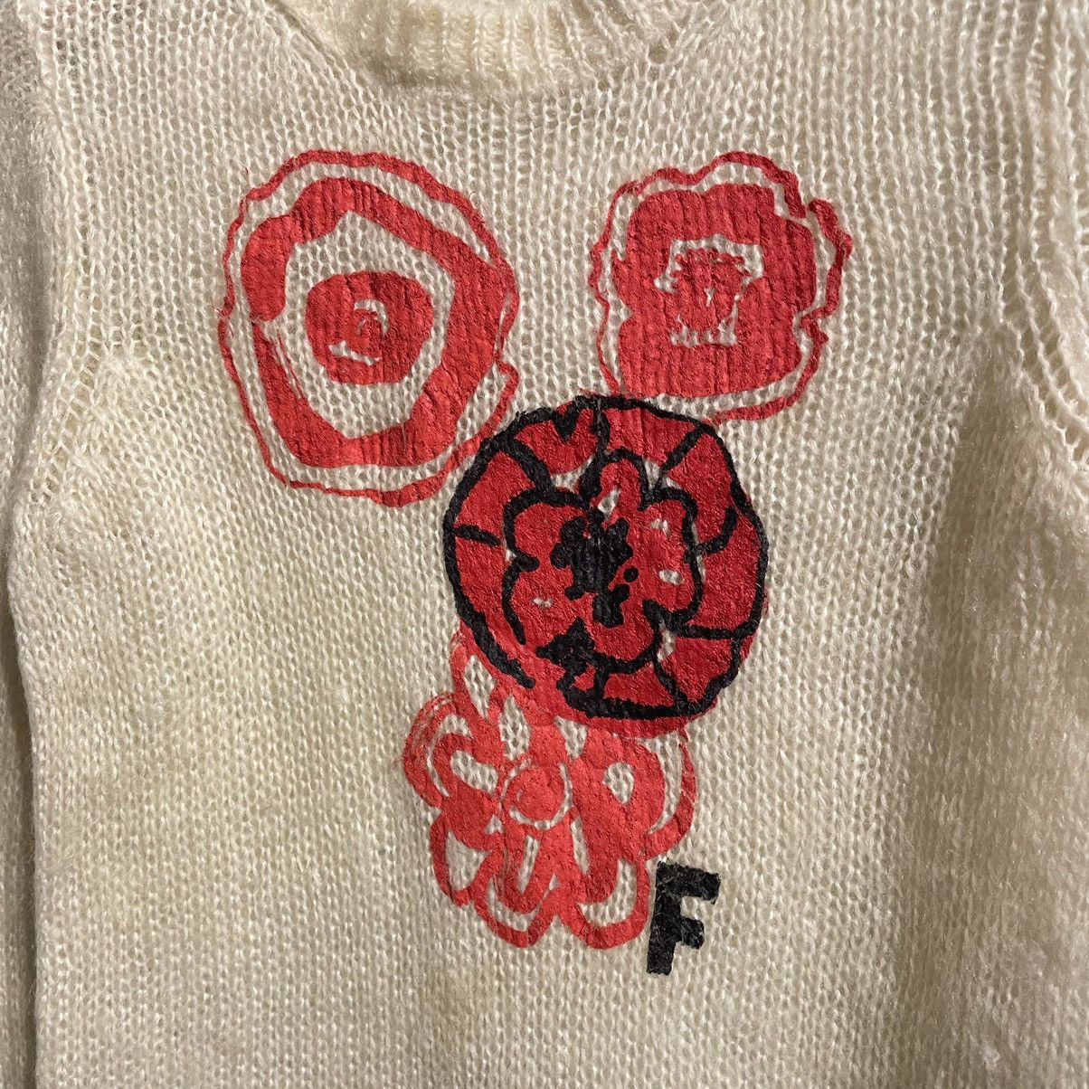Comme des Garcons AD2000 Comme Mohair Flower F Knit Size US S / EU 44-46 / 1 - 3 Thumbnail