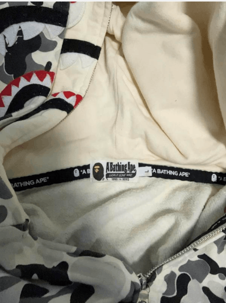 Bape Bape Shark Hooded Jacket Size US L / EU 52-54 / 3 - 6 Thumbnail