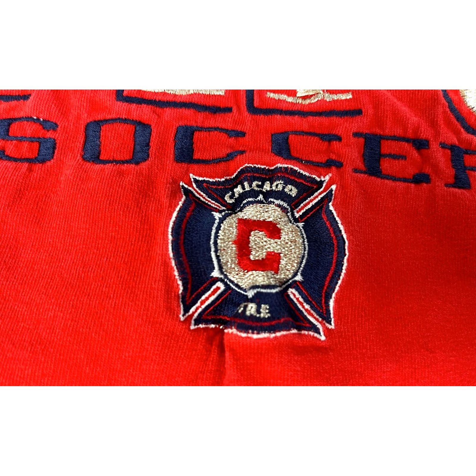 Pro Player VINTAGE Chicago Fire Soccer Pro Player T-Shirt Mens M Red Embroidered USA 1990s Size US M / EU 48-50 / 2 - 5 Thumbnail