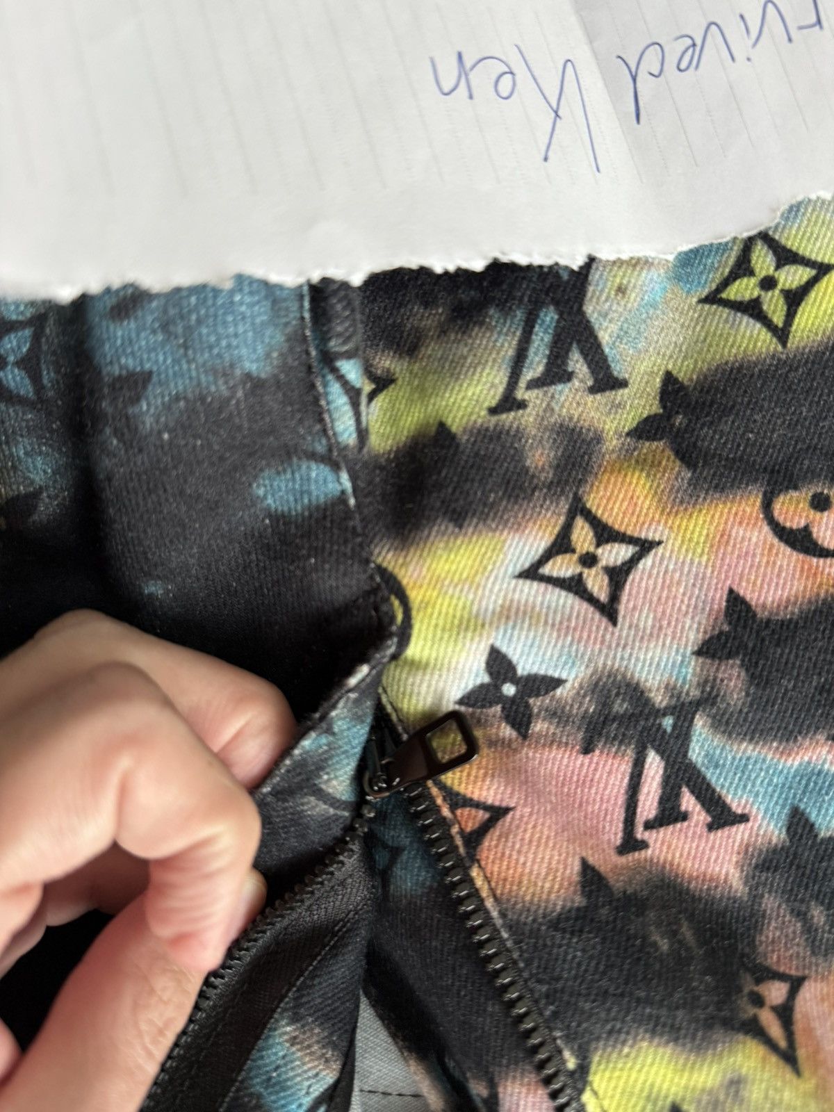 Louis Vuitton LV Multicolor Monogram Camo Cargo Pants