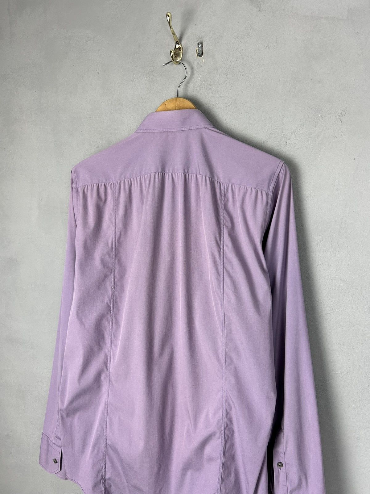 Gucci Gucci Slim Fit Dress Shirt 41/16 Italy Mens Cotton Size US M / EU 48-50 / 2 - 7 Thumbnail