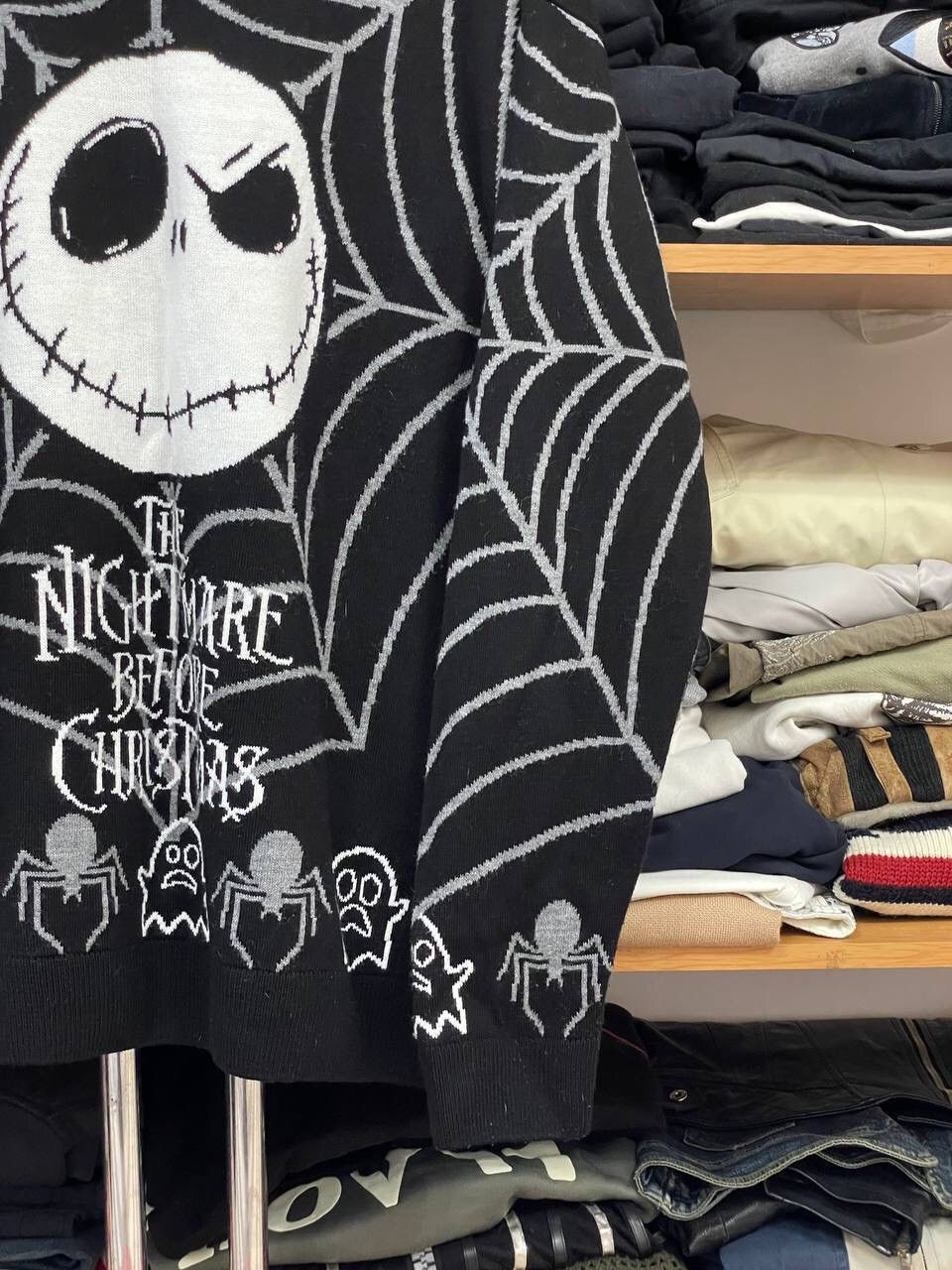 Disney × Vintage The Nightmare Before Christmas Tim Burtons Sweater Size US L / EU 52-54 / 3 - 4 Thumbnail
