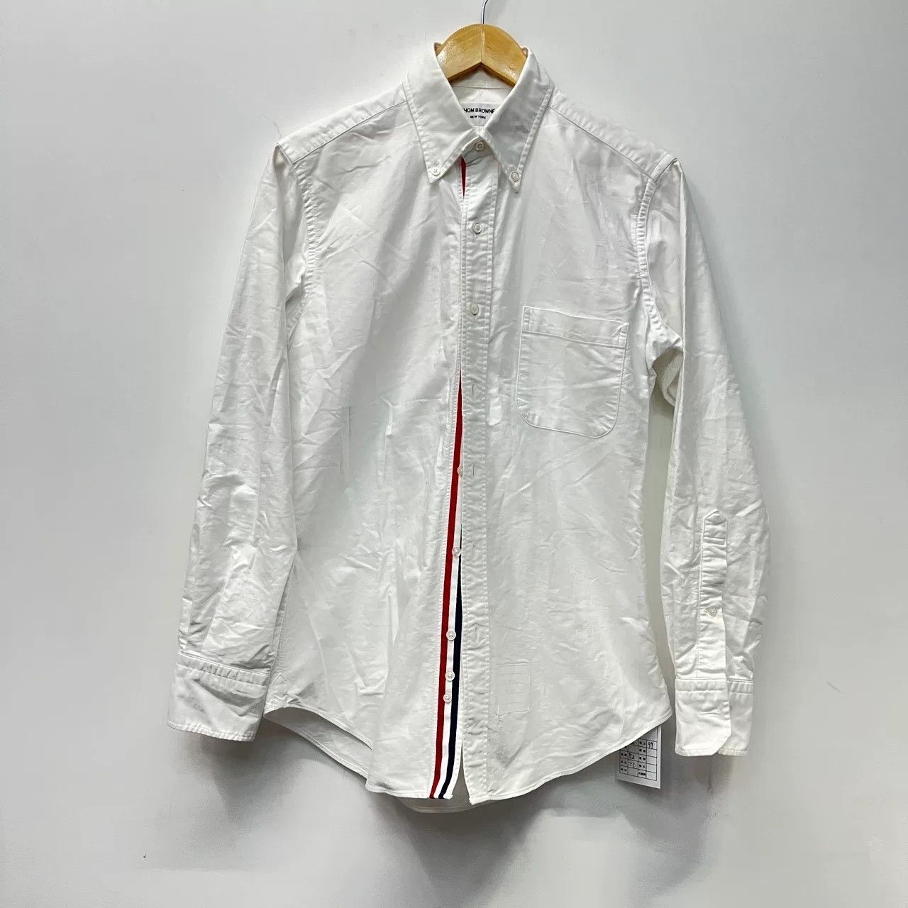 Thom Browne Thom Browne Button-Up Long Sleeve Shirt Size US M / EU 48-50 / 2 - 1 Thumbnail