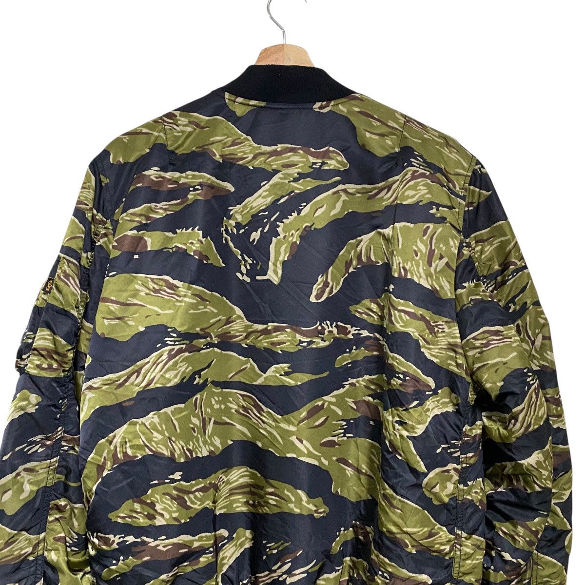Alpha Industries Tiger Camo MA-1 Bomber Jacket Reversible