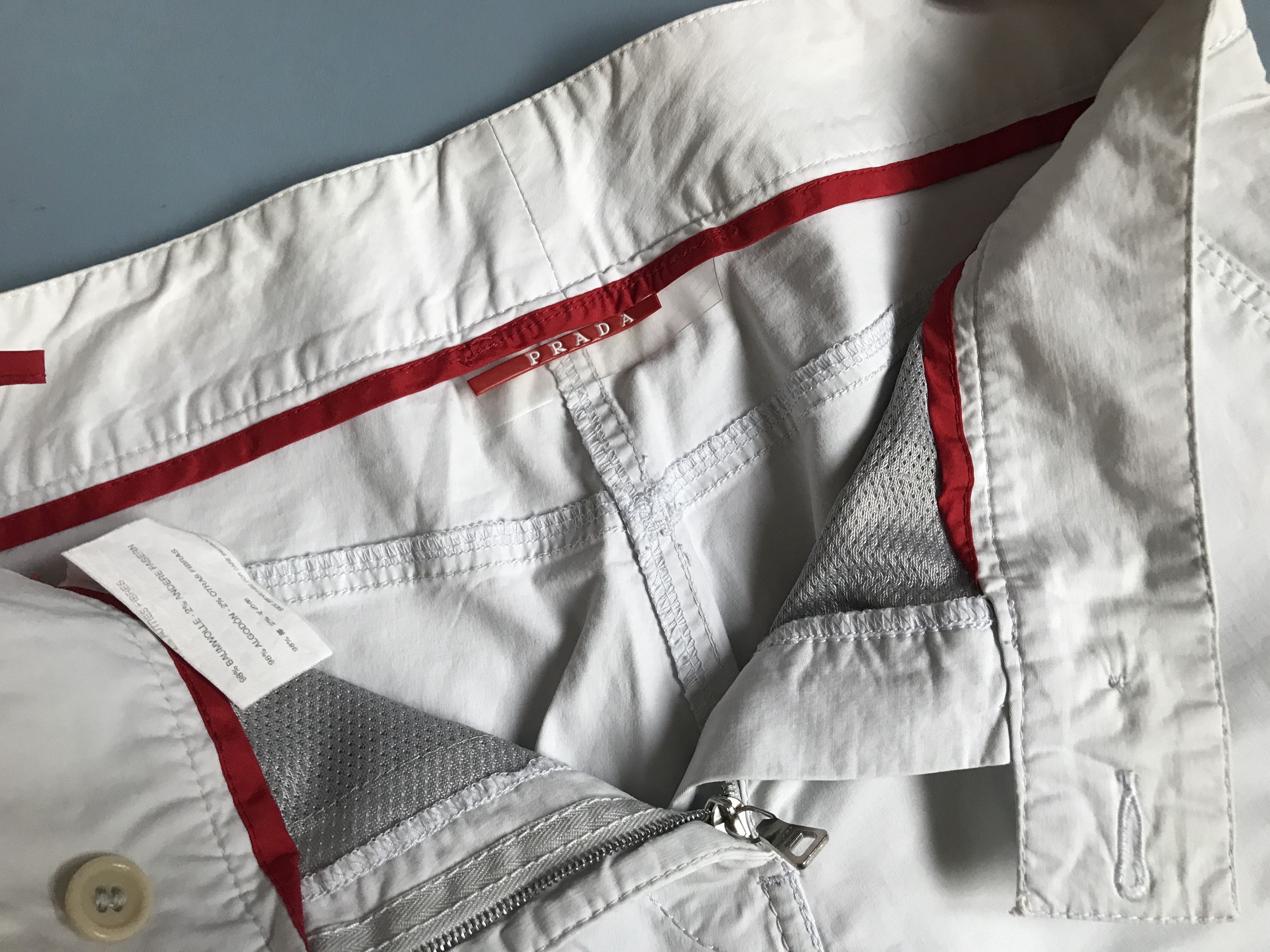 Prada Prada Chino pants trousers white IT 40 38 Size 27" / US 4 / IT 40 - 4 Thumbnail