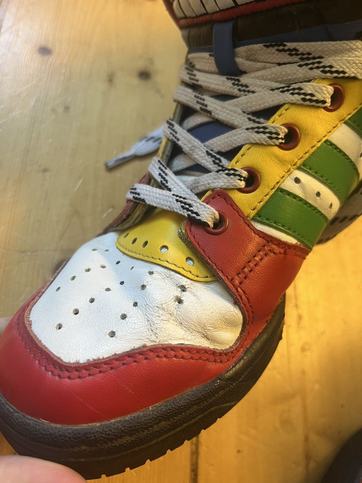 Adidas × Jeremy Scott Jeremy Scott Eagle Wings ‘Totem’ Size US 7.5 / EU 40-41 - 14 Thumbnail