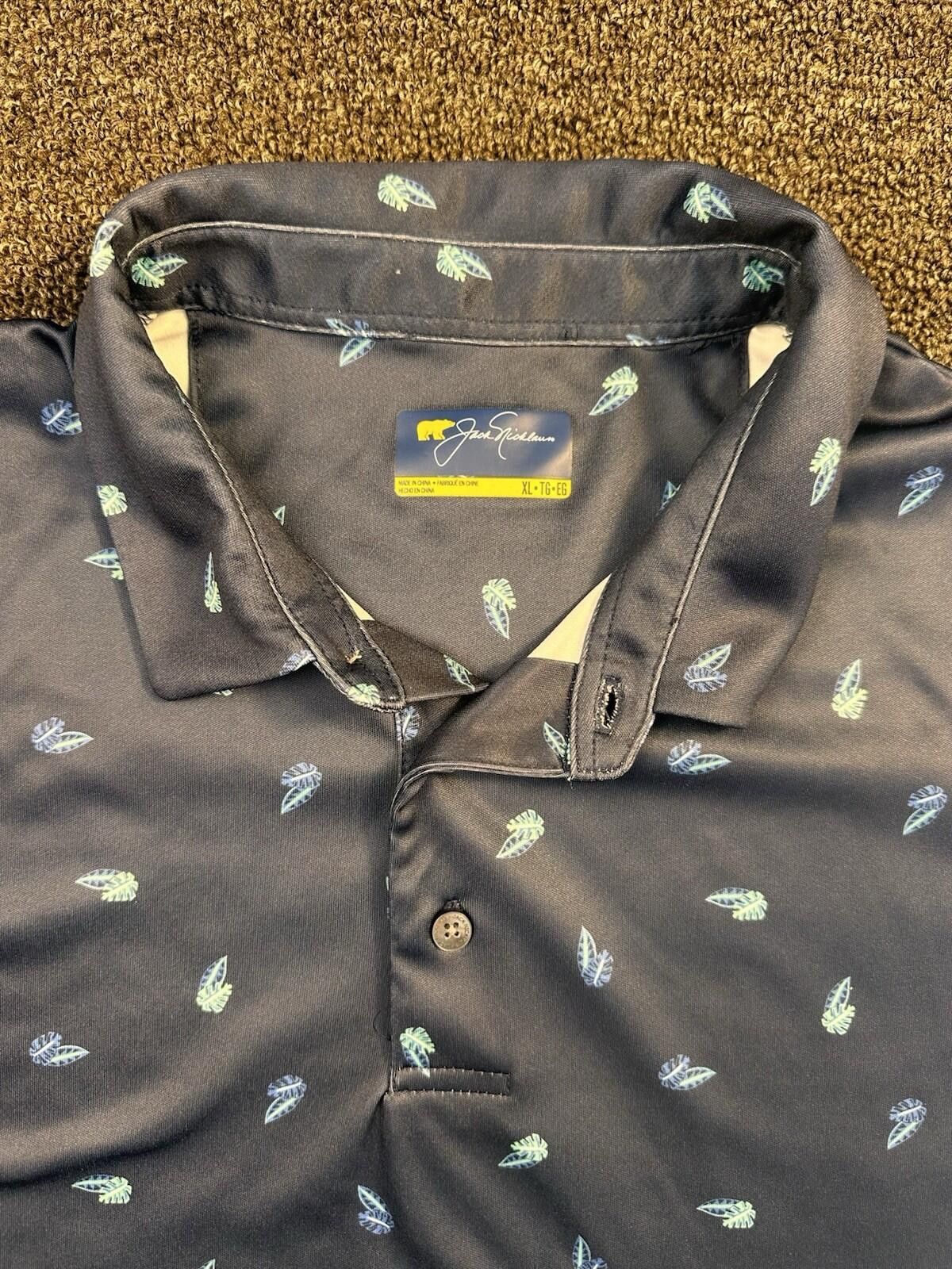Other Jack Nicklaus Golf Mens XL Leaf Printed Polo shirt Classic Size US XL / EU 56 / 4 - 3 Thumbnail