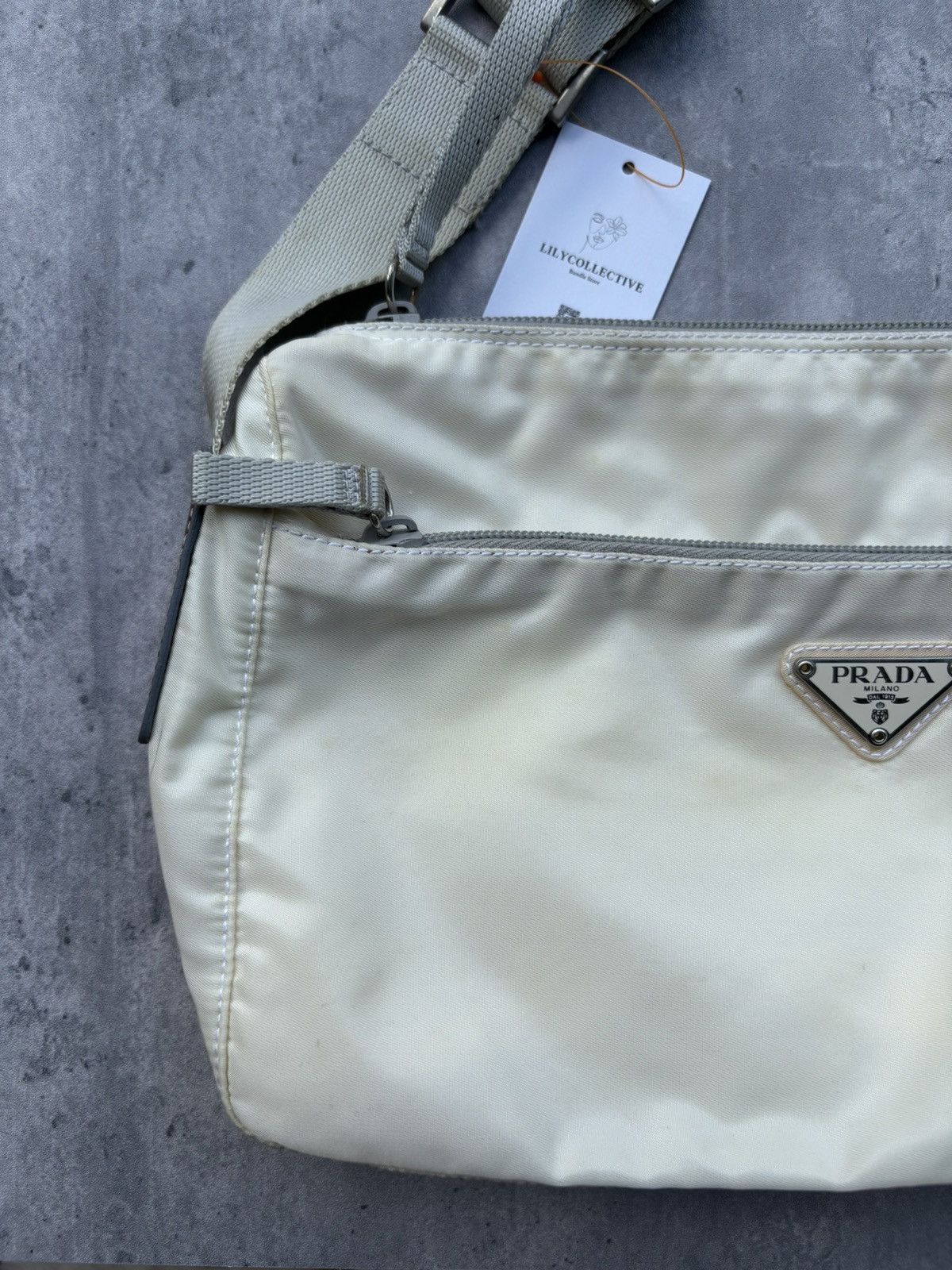 Prada Prada Shouldher bag Nylon Cream Size ONE SIZE - 3 Thumbnail