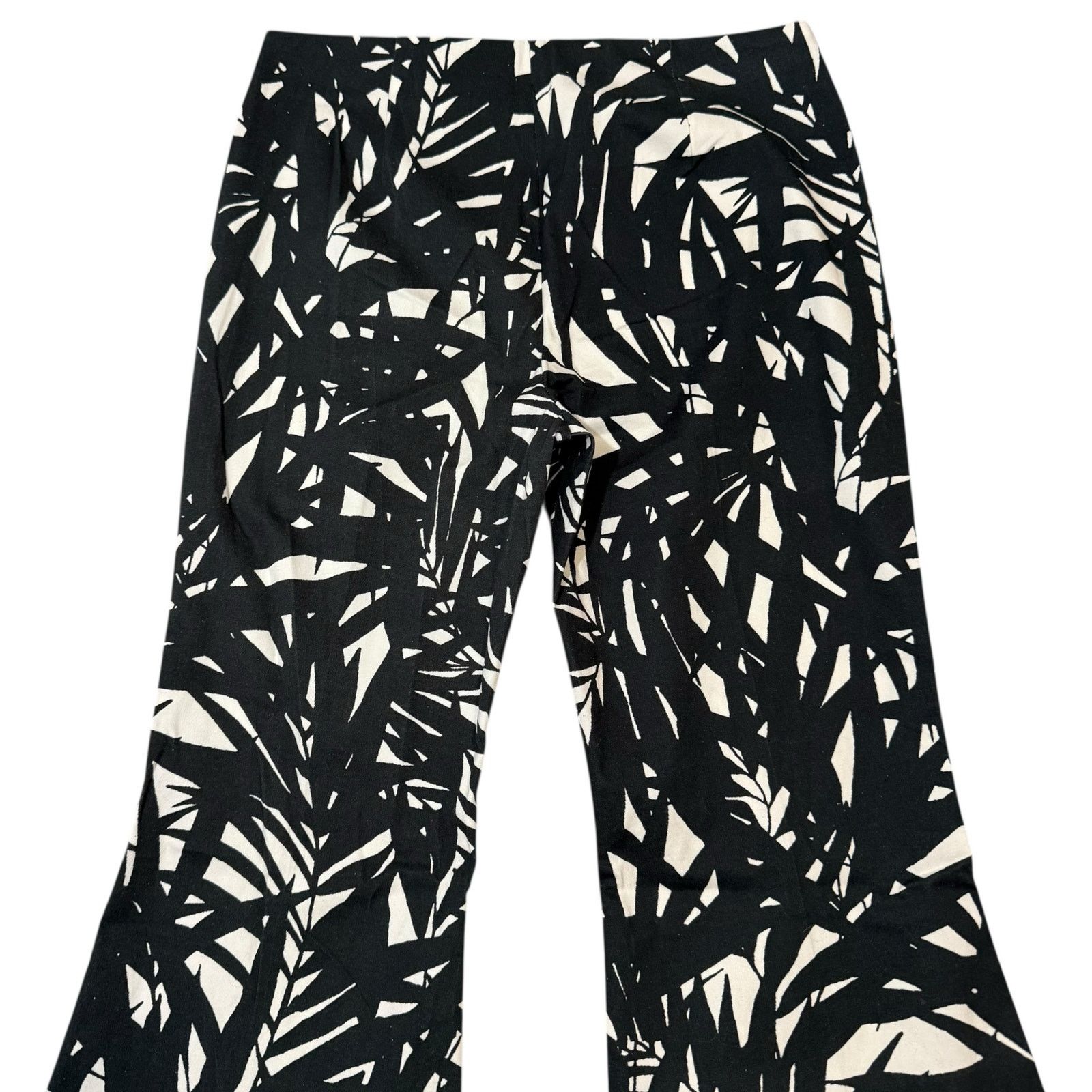 Other Nora Barth Flare Pants Statement Trouser Black White IT 44 Size 30" / US 8 / IT 44 - 8 Thumbnail