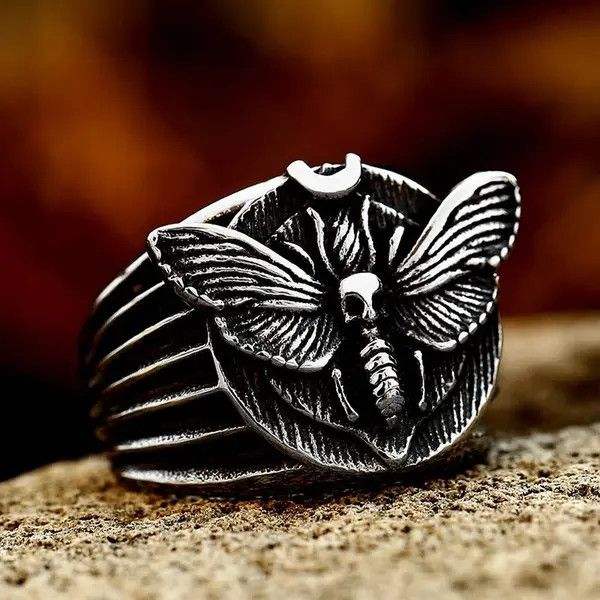 Other Size us10 Dark Side Butterfly Ring Size ONE SIZE - 3 Thumbnail