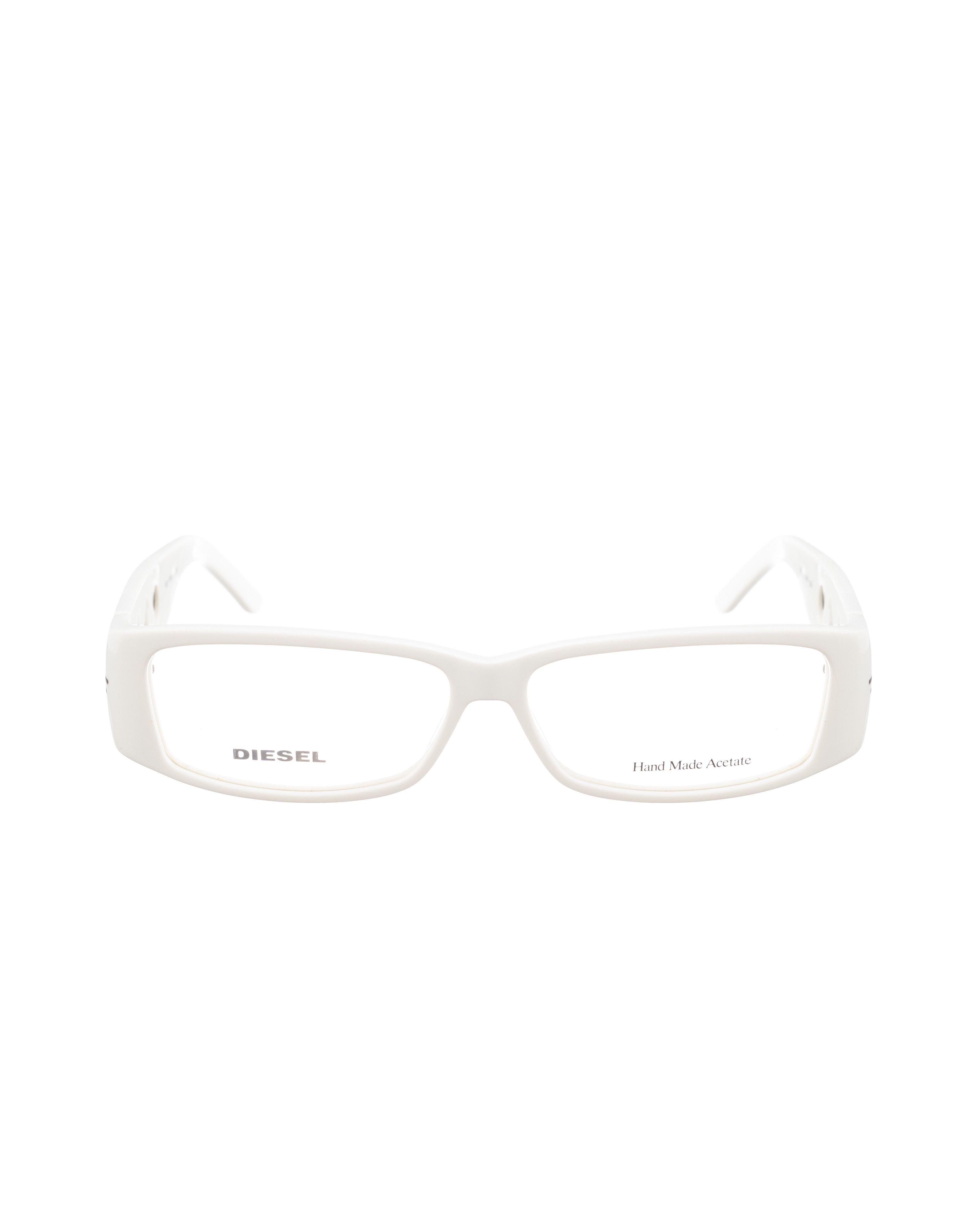 Diesel Diesel 00s White Bold Plastic Glasses with Circle Cut Outs Size ONE SIZE - 3 Thumbnail