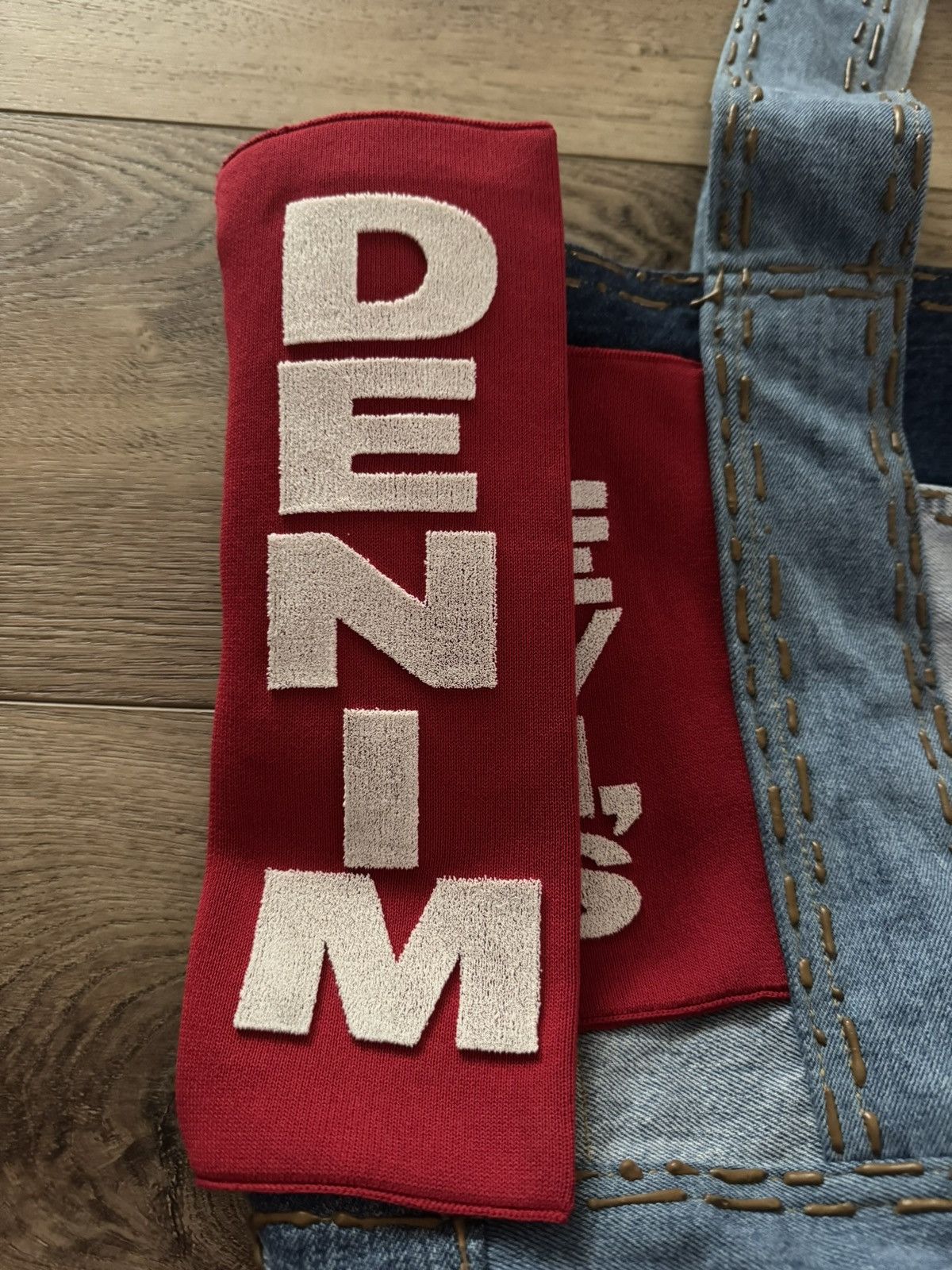 Cactus Plant Flea Market RARE CPFM Denim Tears Levis Vtg Patchwork Tote Bag Size ONE SIZE - 4 Thumbnail