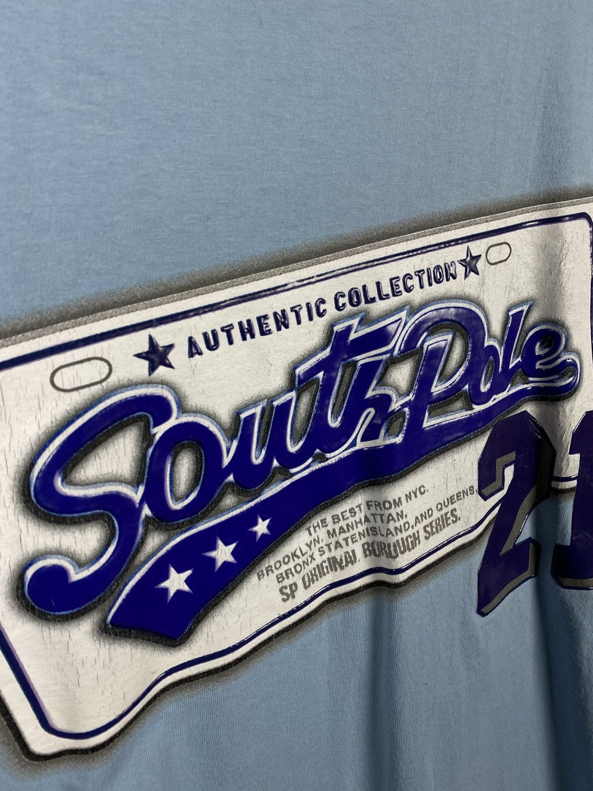 Southpole ⚾️Vintage T-Shirt South Polo Baseball Big 3D Logo VTG Tee⚾️ Size US L / EU 52-54 / 3 - 6 Thumbnail
