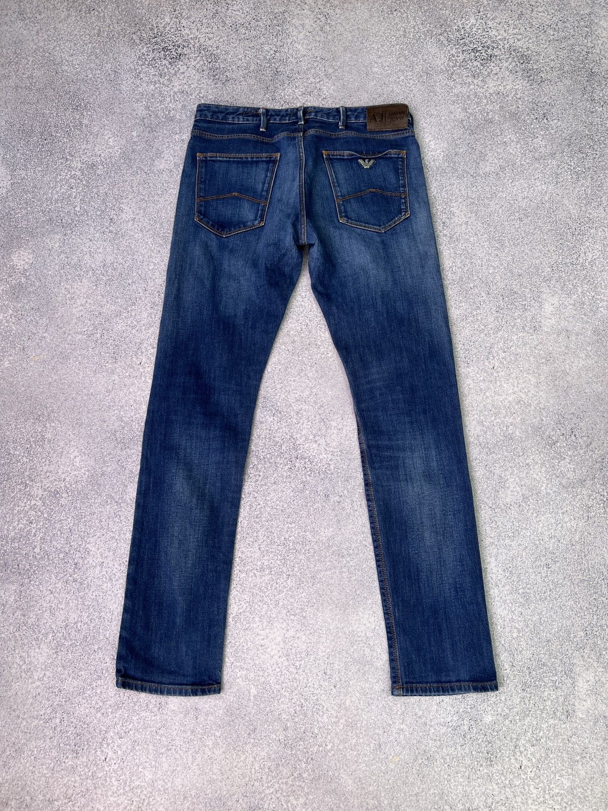 Armani × Vintage Vintage Armani Jeans Denim Blue pants Size US 31 - 1 Thumbnail