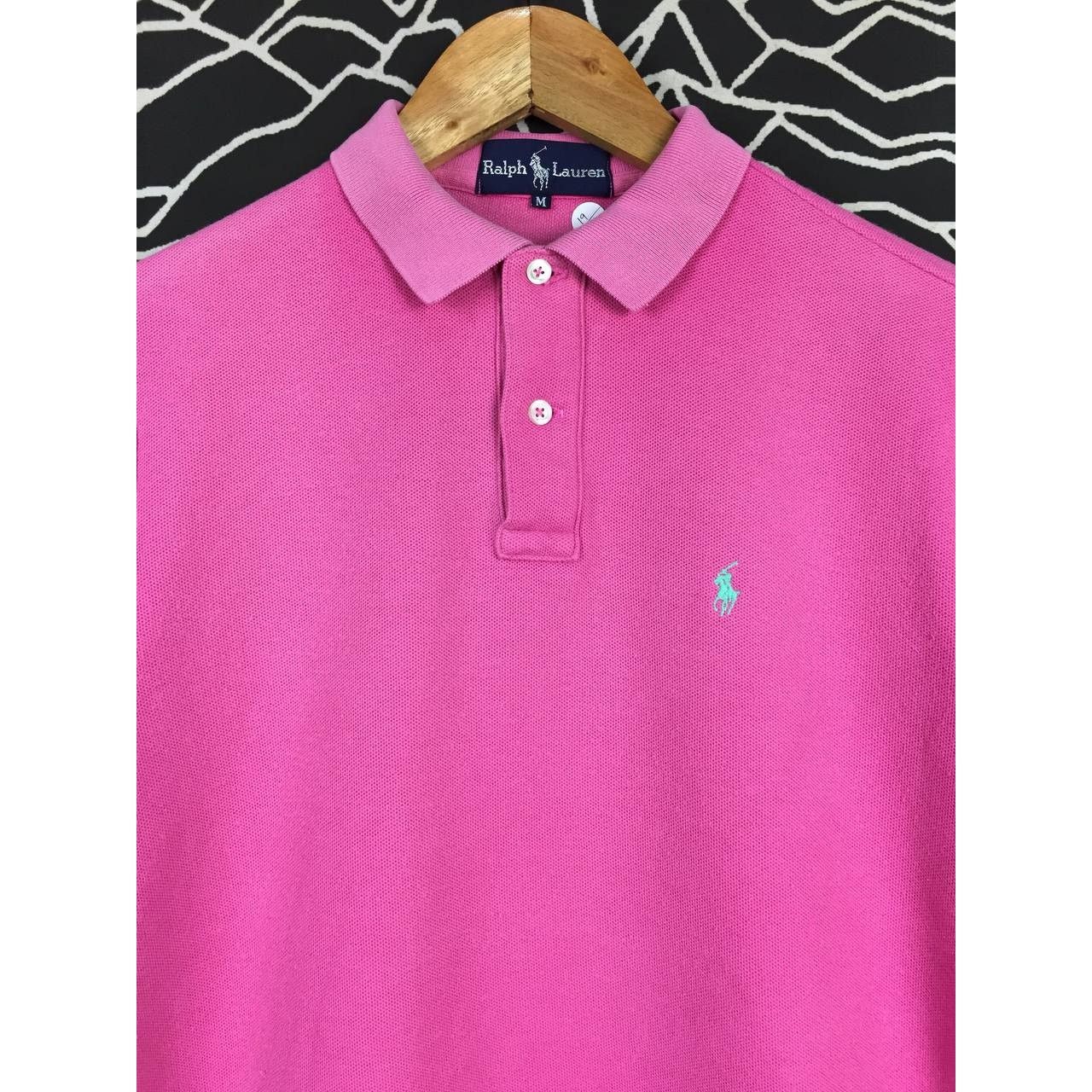 Ralph Lauren × Vintage Vtg Ralph Lauren Small Logo Basic Casual Polo Tee Size US M / EU 48-50 / 2 - 3 Thumbnail