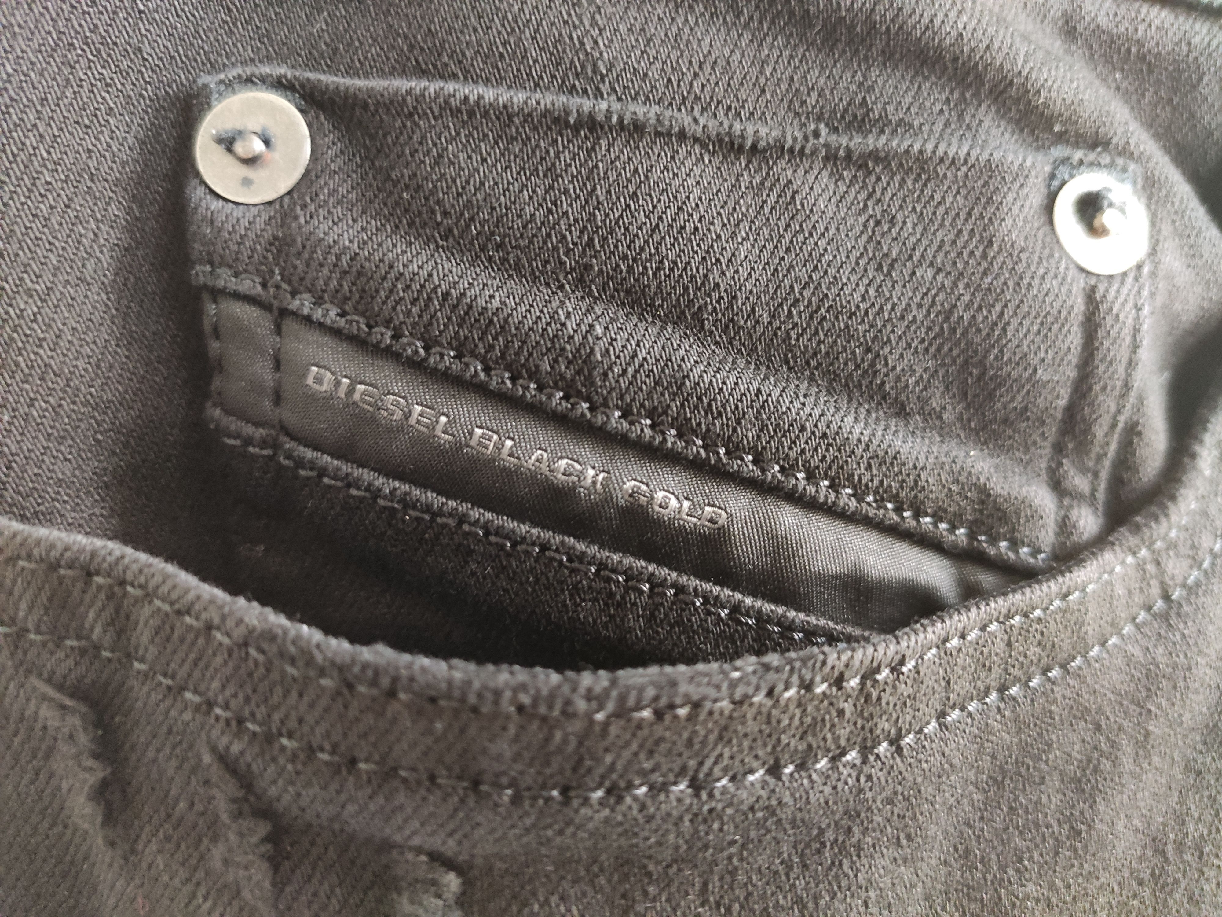Diesel Black Gold Type-2512 Jeans in Black (size 34") Size US 34 / EU 50 - 3 Thumbnail