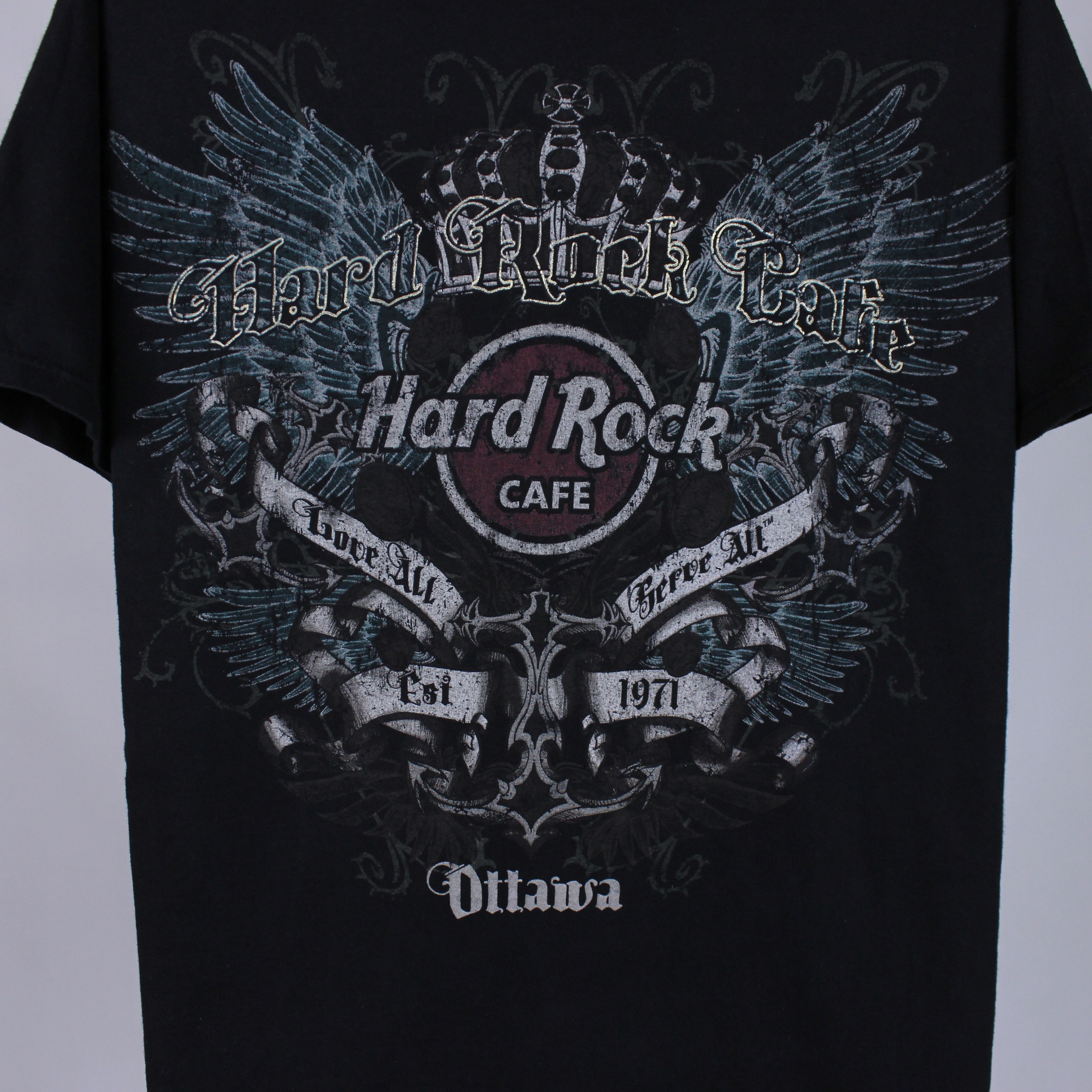 Hard Rock Cafe hard rock cafe ottawa t shirt centr logo M L cotton Size US M / EU 48-50 / 2 - 5 Thumbnail