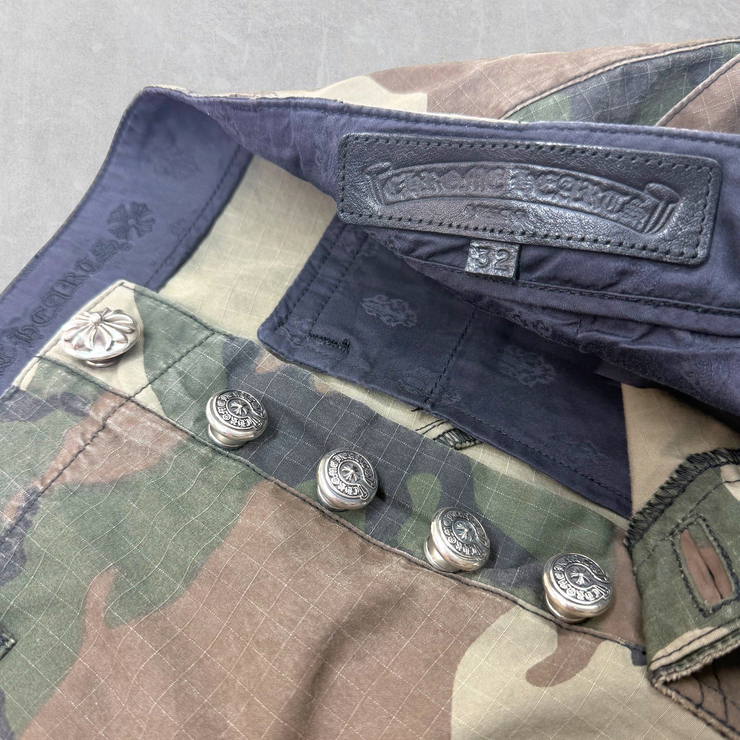 Chrome Hearts Chrome Hearts Cross Patch Camo Cargo Shorts 32 Size US 32 / EU 48 - 6 Thumbnail