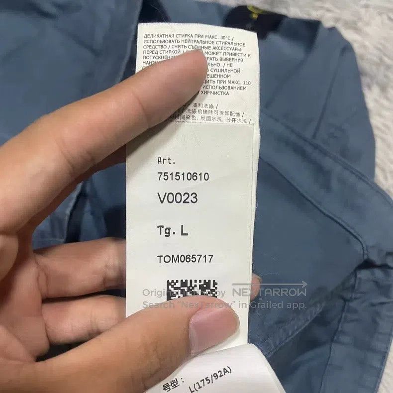 Stone Island Stone Island Four Pocket Washed Jacket Coat Dark Blue Size Size US L / EU 52-54 / 3 - 7 Thumbnail