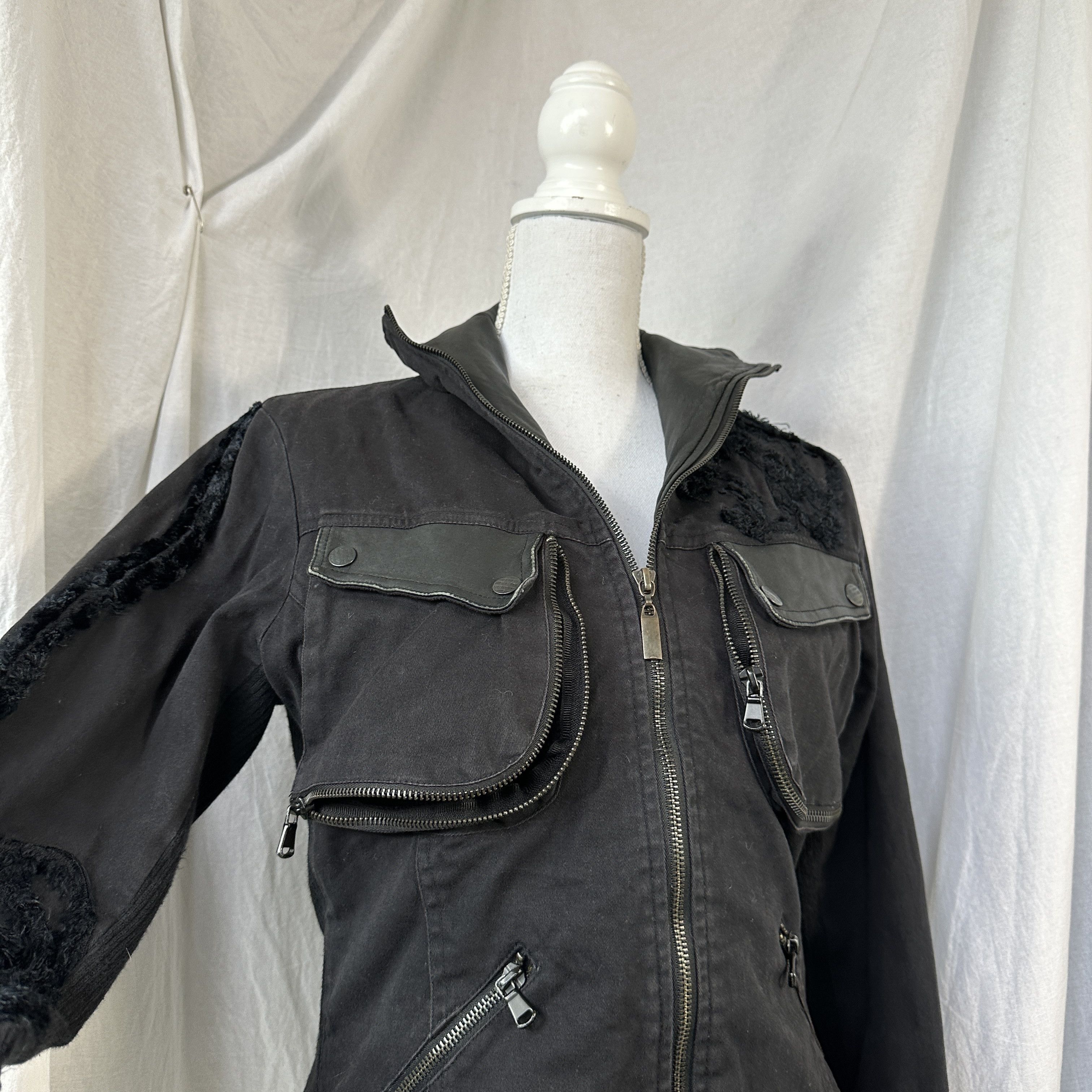 Vintage Vintage Double Zip Mr Cat Isabel Del Pedro Leather Jacket Size S / US 4 / IT 40 - 10 Thumbnail