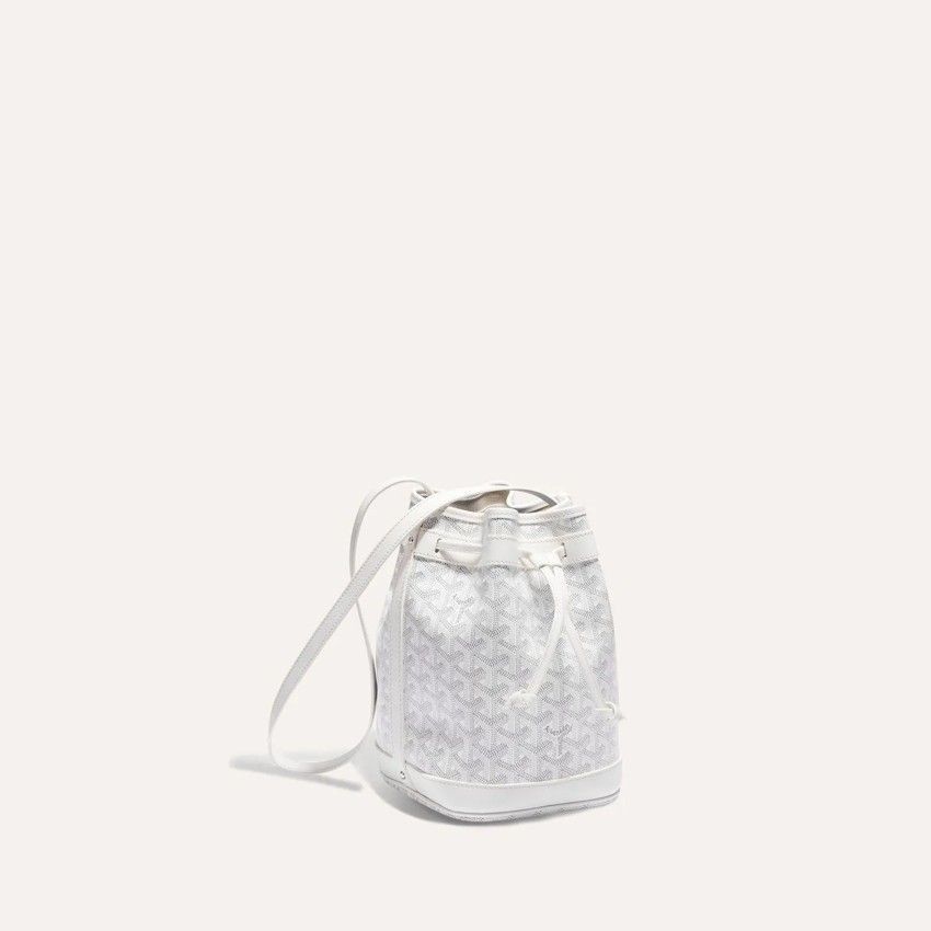 Petite Flow Bucket Bag Blue in Silver, Women's