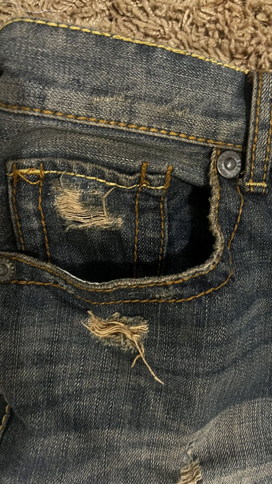 Vintage 1 of 1 "War Saint" Denim (Custom) Size US 32 / EU 48 - 7 Thumbnail