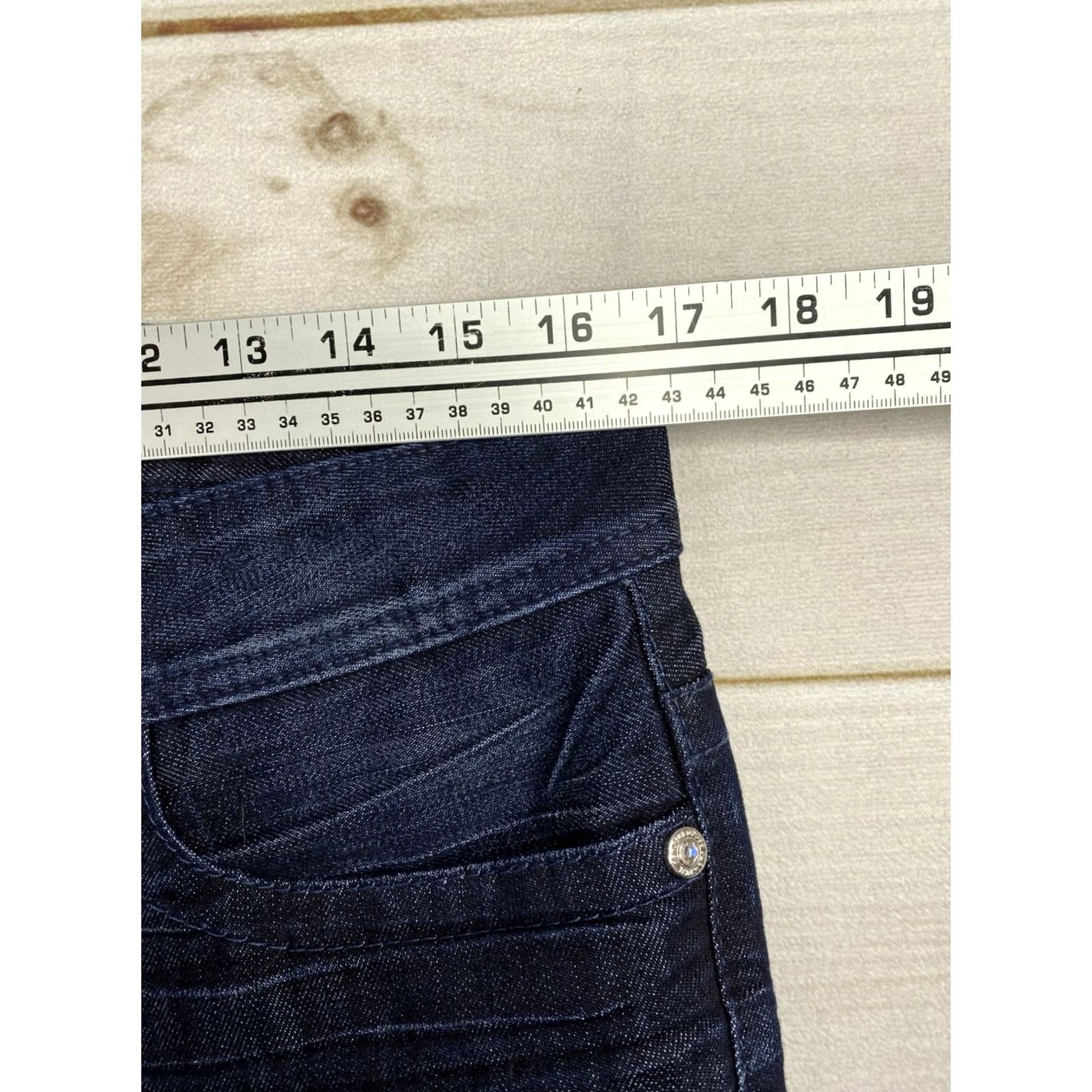 Guess GUESS Daredevil Skinny Jeans Sz 30 Dark Wash 5-Pocket Logo Denim 90s Vintage Womens Jeans Size 30" / US 8 / IT 44 - 7 Thumbnail