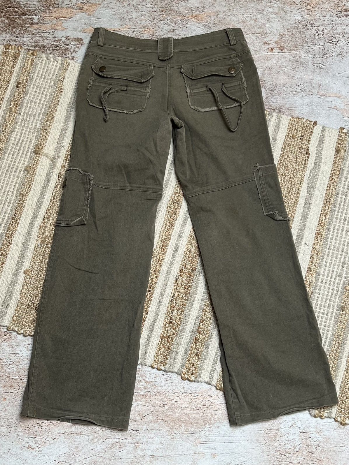 If Six Was Nine × Japanese Brand Vintage Japanese military flare pants Size 27" / US 4 / IT 40 - 5 Thumbnail