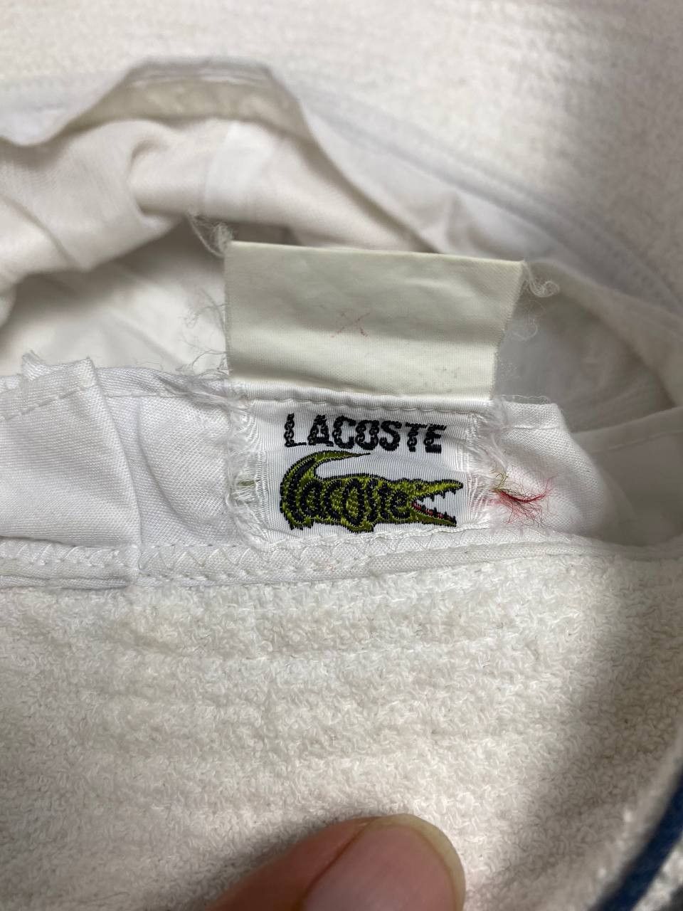 Lacoste × Vintage vintage lacoste velvet hat nice design Size ONE SIZE - 7 Thumbnail