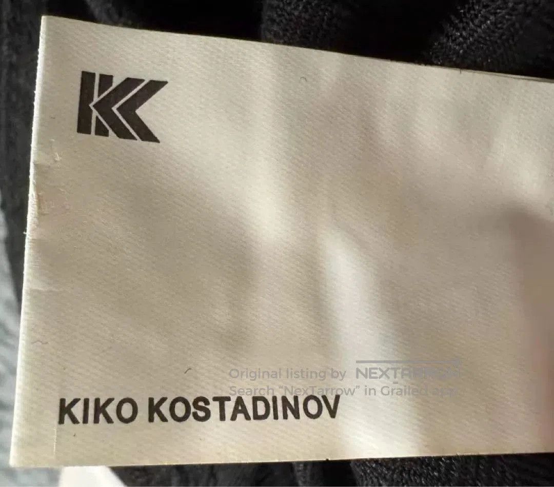 Kiko Kostadinov Kiko Kostadinov Black Pants Size 48. Size US 38 / EU 54 - 4 Thumbnail