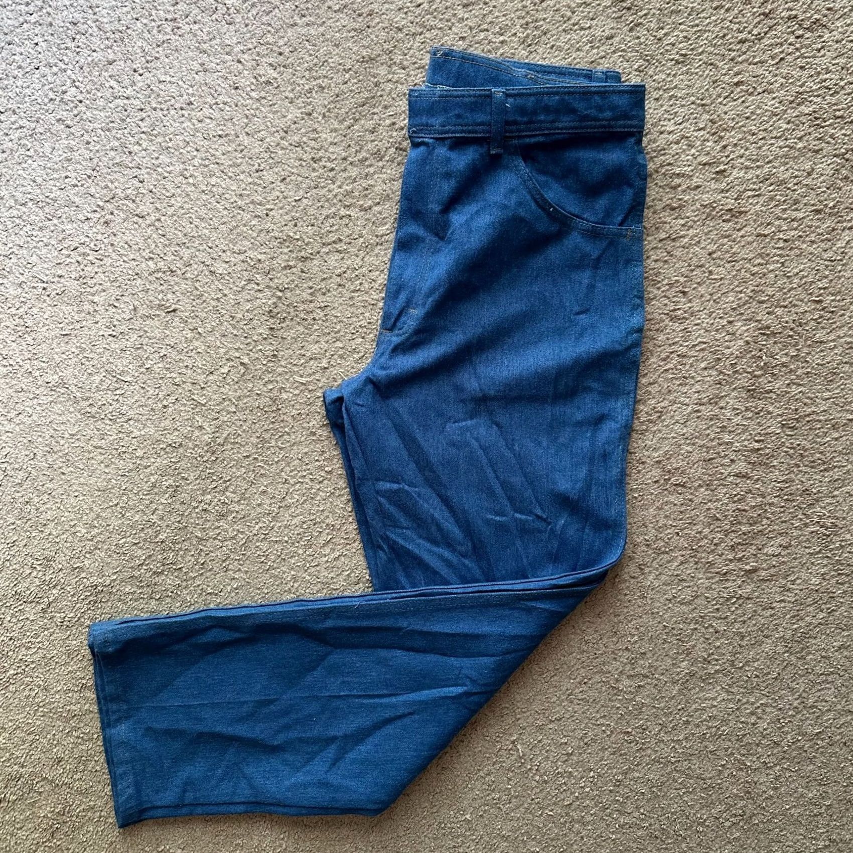 Wrangler Wrangler Jeans Mens 36x30 Regular Fit Mid Rise Blue Lighter Wash Denim 90s Cowboy Western Size US 36 / EU 52 - 2 Thumbnail