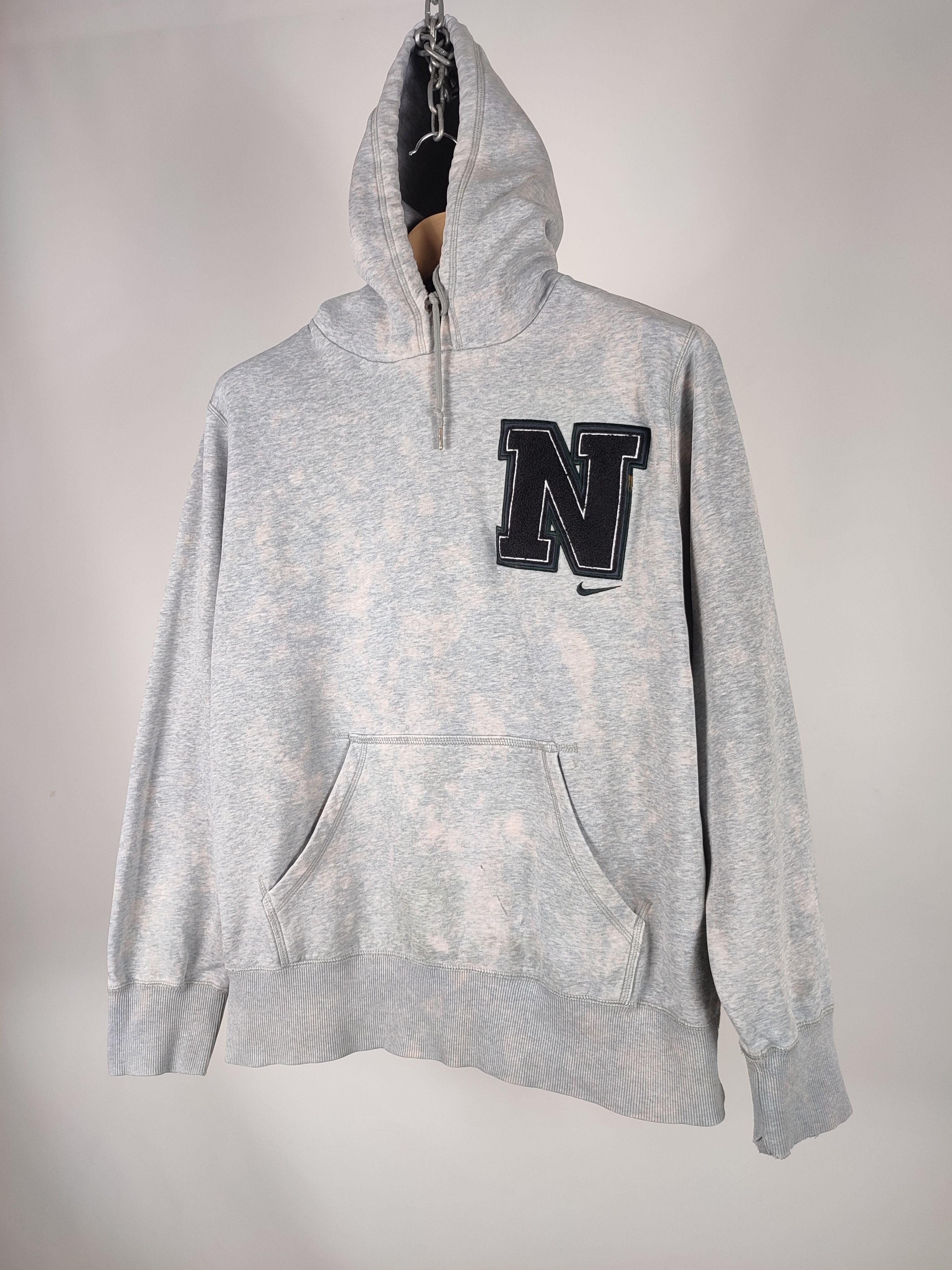 Nike Nike Logo Bleached Distressed Hoodie Size US L / EU 52-54 / 3 - 3 Thumbnail