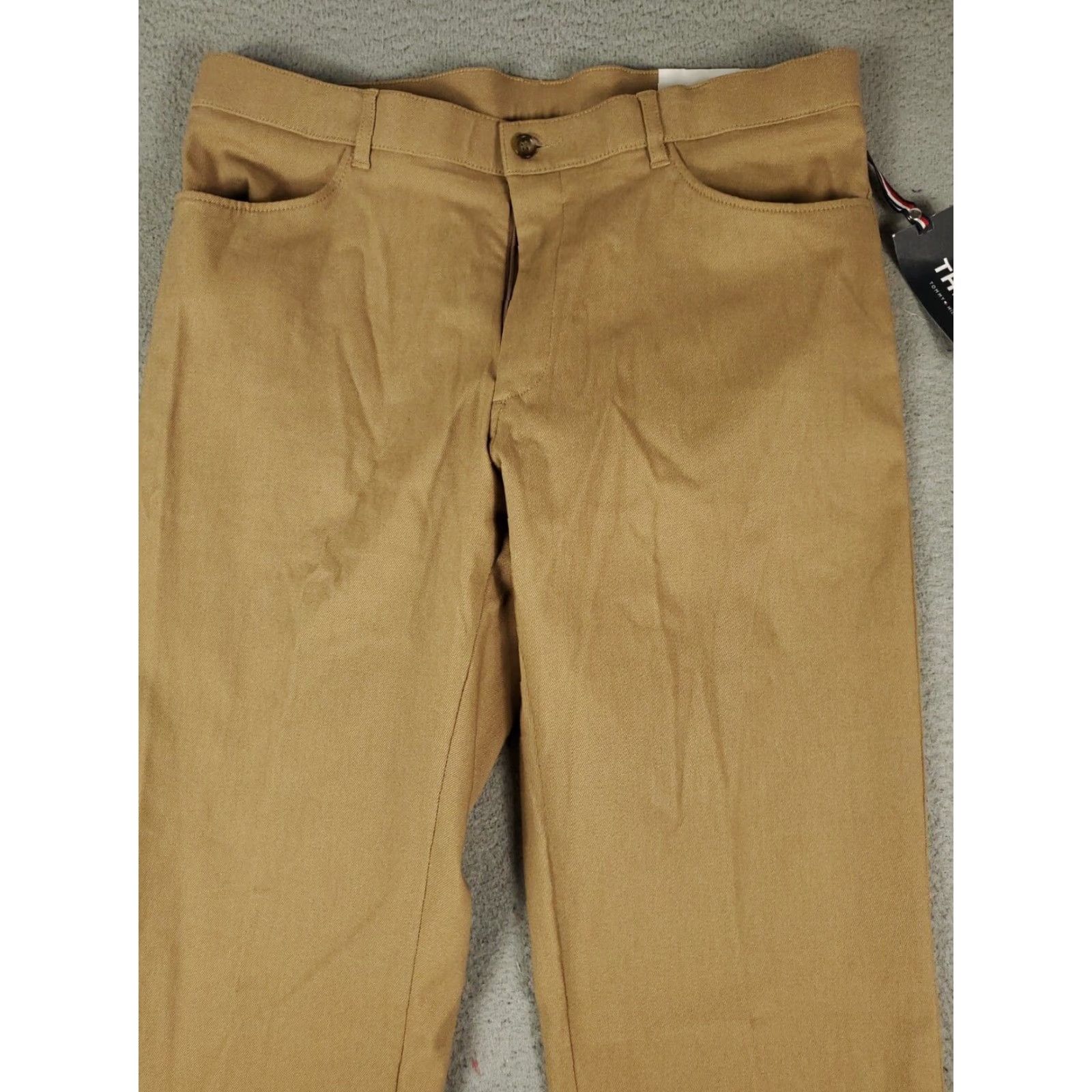 Tommy Hilfiger Tommy Hilfiger Pants Mens 33x32 Blue Chino Flat Front Dress Slacks Size US 33 - 2 Thumbnail
