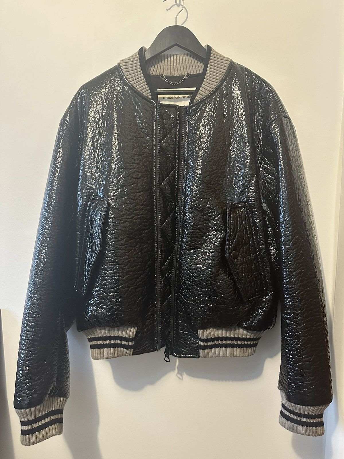 Dries Van Noten Dries Van Noten Backzip Bomber Size US M / EU 48-50 / 2 - 1 Thumbnail