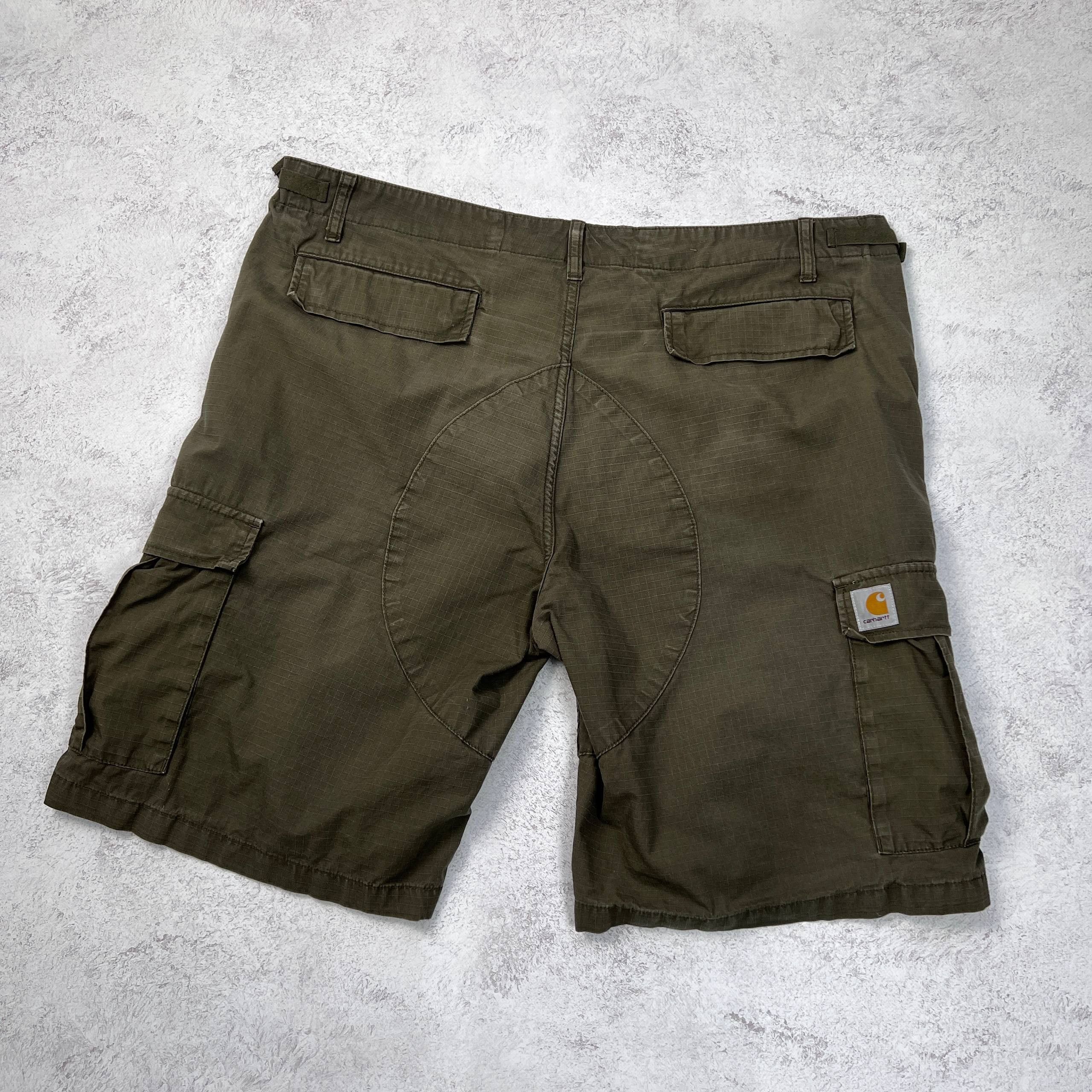 Carhartt Carhartt WIP Aviation Shorts Olive Green Ripstop Men's Size US 40 / EU 56 - 9 Thumbnail