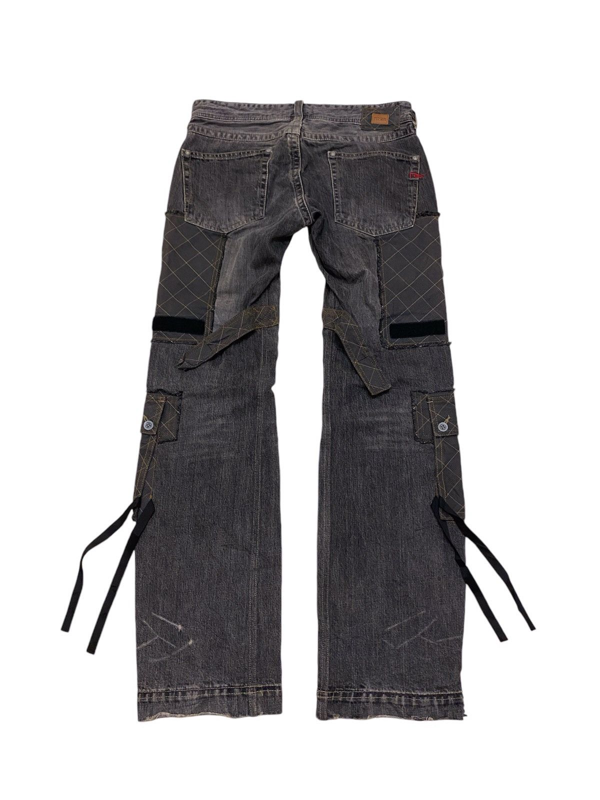 If Six Was Nine × Japanese Brand × Nicole Club Nicole Club Multipocket Cargo Bondage Jeans Size US 32 / EU 48 - 9 Thumbnail