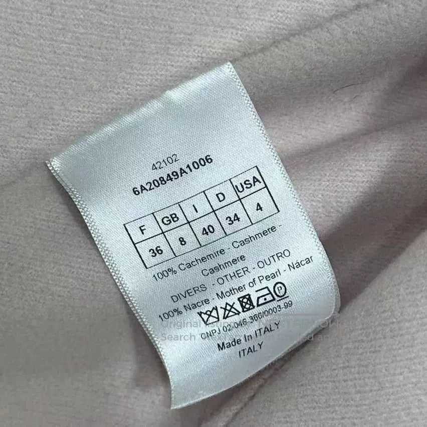 Dior Dior Pink Pure Cashmere Coat. Size US S / EU 44-46 / 1 - 5 Thumbnail