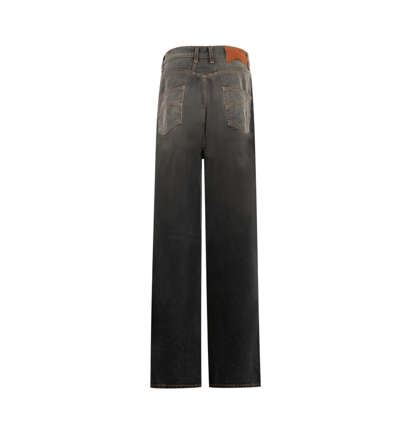 Rhude o1h1sh11225 Wide Leg Traxedo Denim in Black Size US 32 / EU 48 - 2 Thumbnail