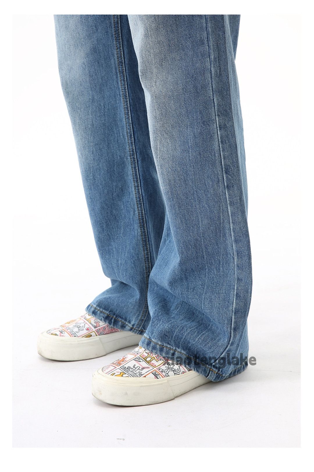 Jean zx vintage washed faded distressed punk yuppie jeans Size US 28 / EU 44 - 5 Thumbnail