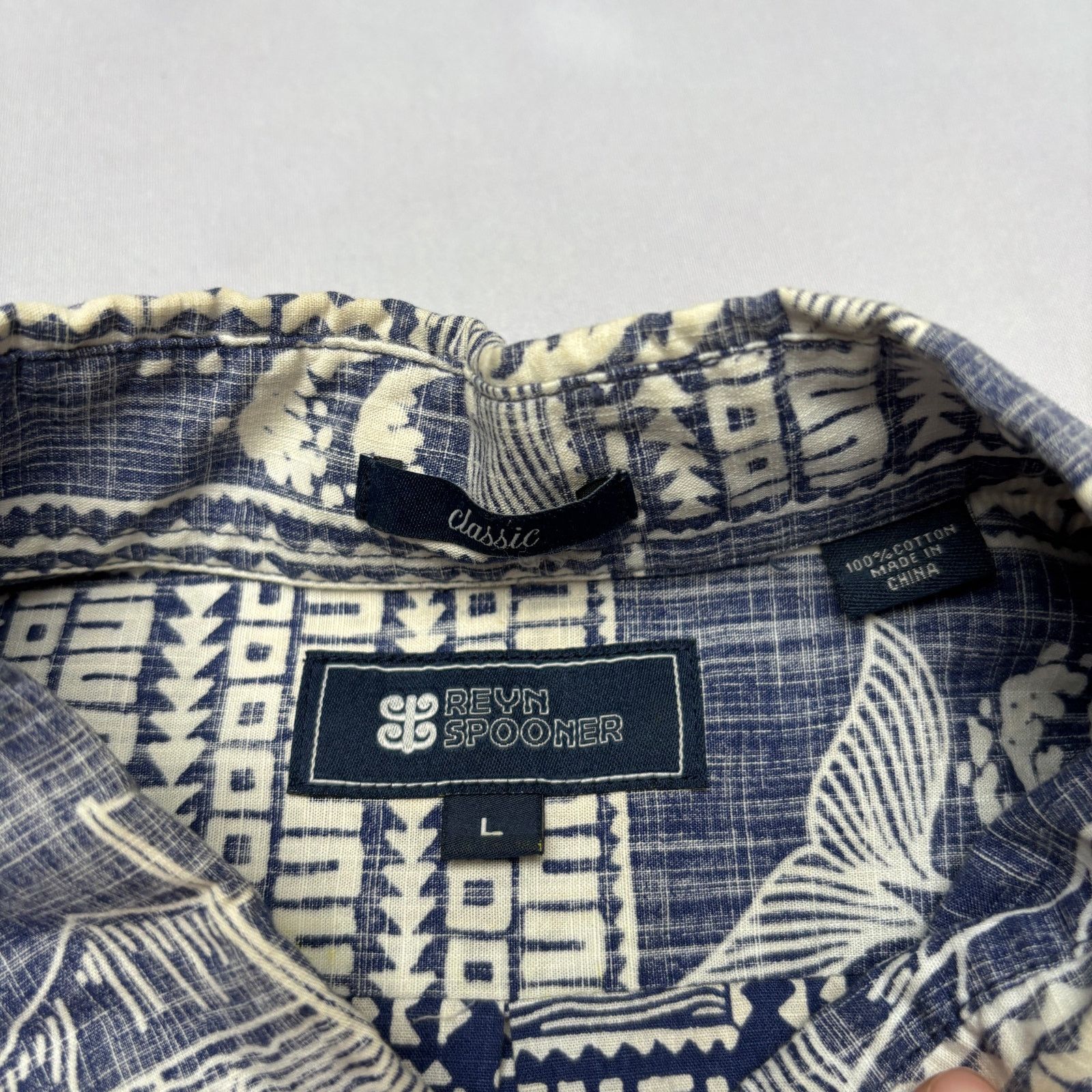 Reyn Spooner Reyn Spooner Reverse Print Hawaiian Aloha Shirt Men's Large Size US L / EU 52-54 / 3 - 4 Thumbnail