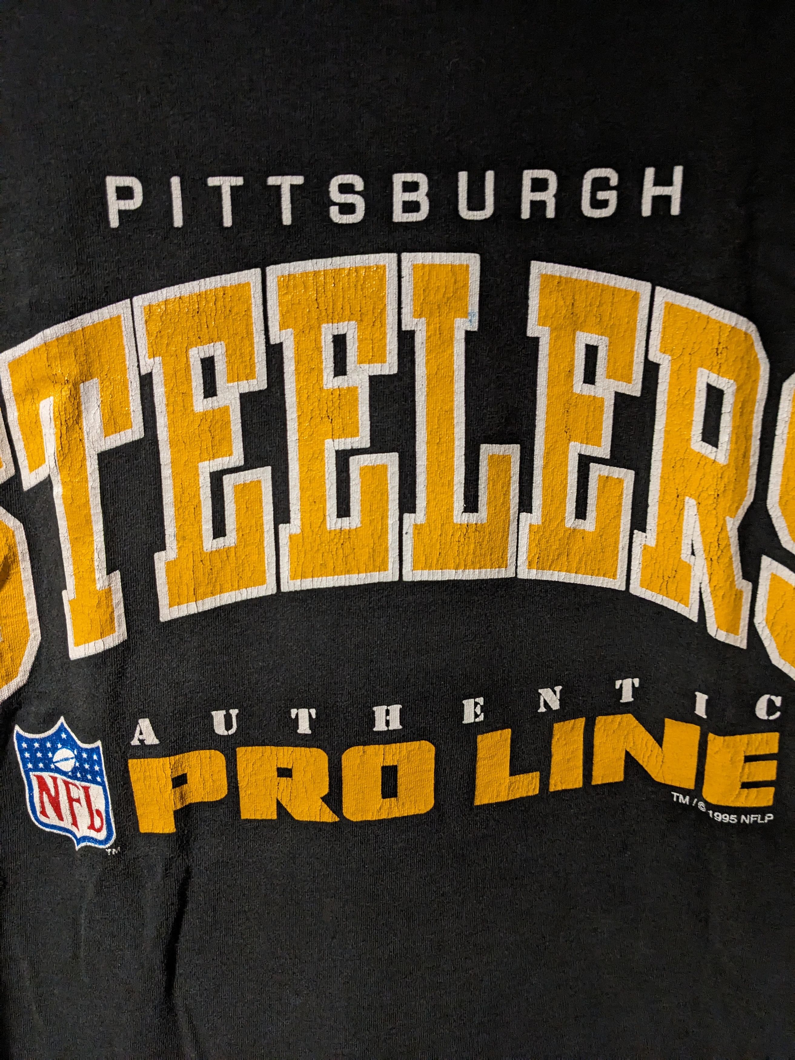 NFL × Vintage Vintage 1995 Pittsburgh Steelers NFL Pro Line T-Shirt Size US L / EU 52-54 / 3 - 2 Thumbnail