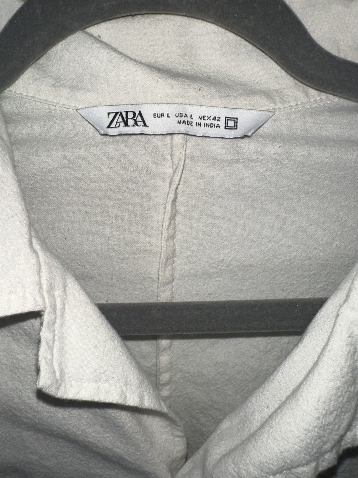 Zara Zara STRIPED SHIRT WITH EMBROIDERY Button up Size US L / EU 52-54 / 3 - 3 Thumbnail