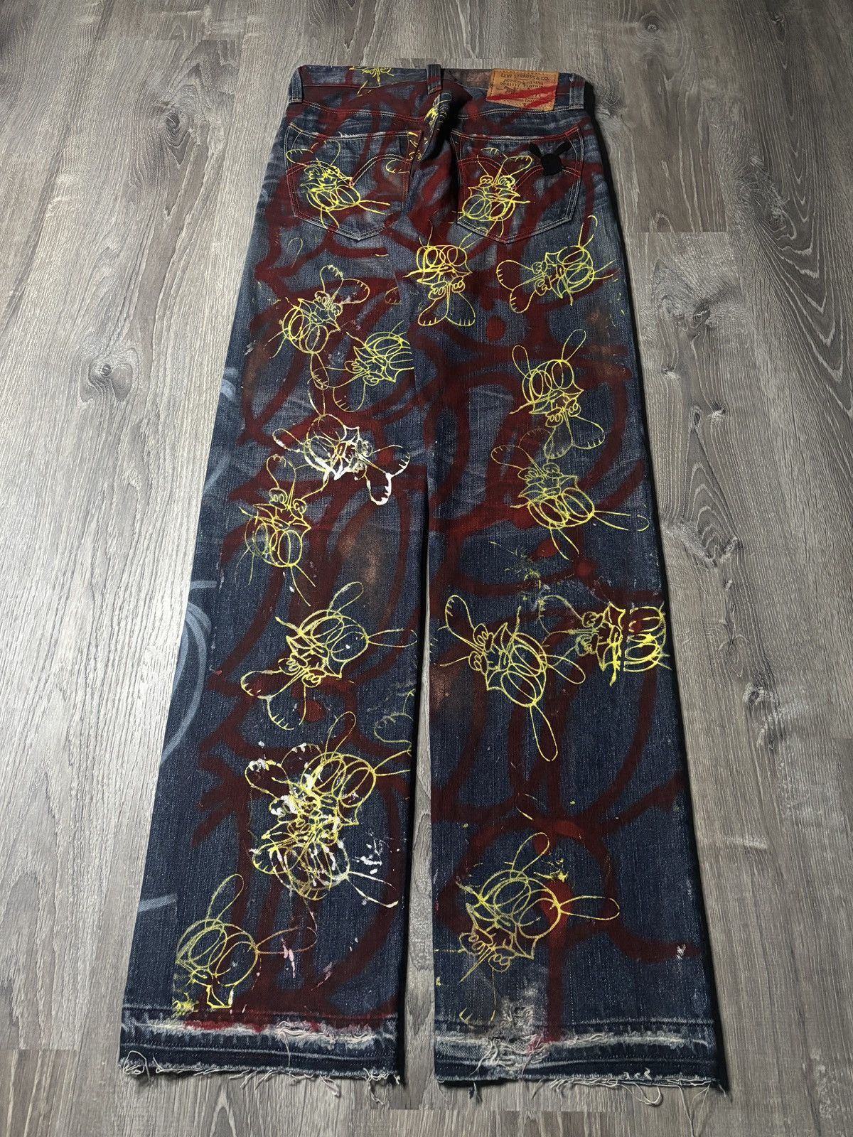 Skoloct skoloct 1/1 handpainted denim Size US 31 - 7 Thumbnail