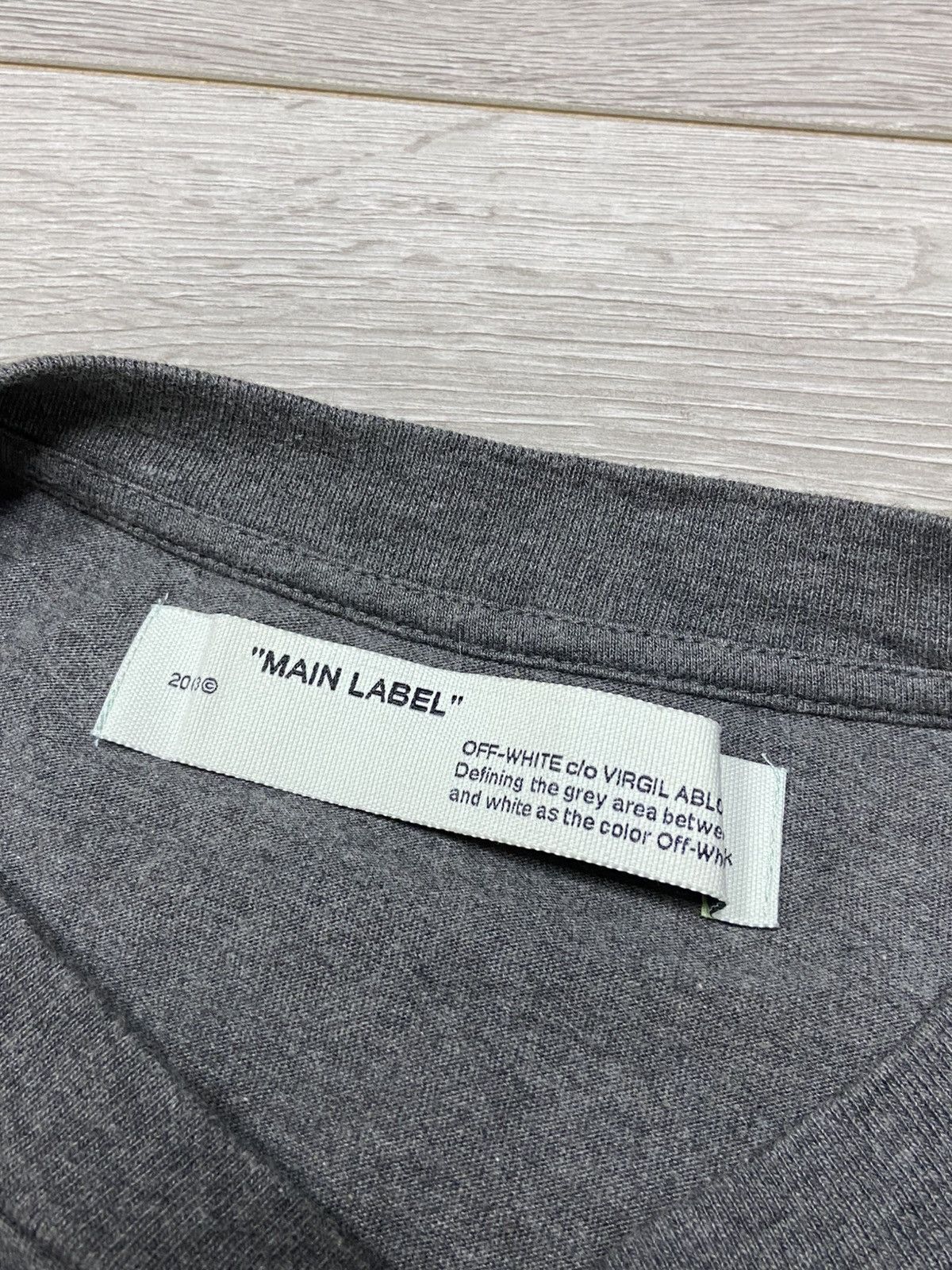 Off-White Off White 2013 cut out arrow vintage big logo t-shirt Size US M / EU 48-50 / 2 - 7 Thumbnail