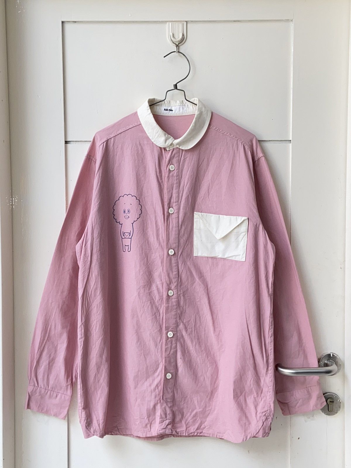Issey Miyake × Ne-Net NE-NET Pink Shirt Size US S / EU 44-46 / 1 - 10 Thumbnail